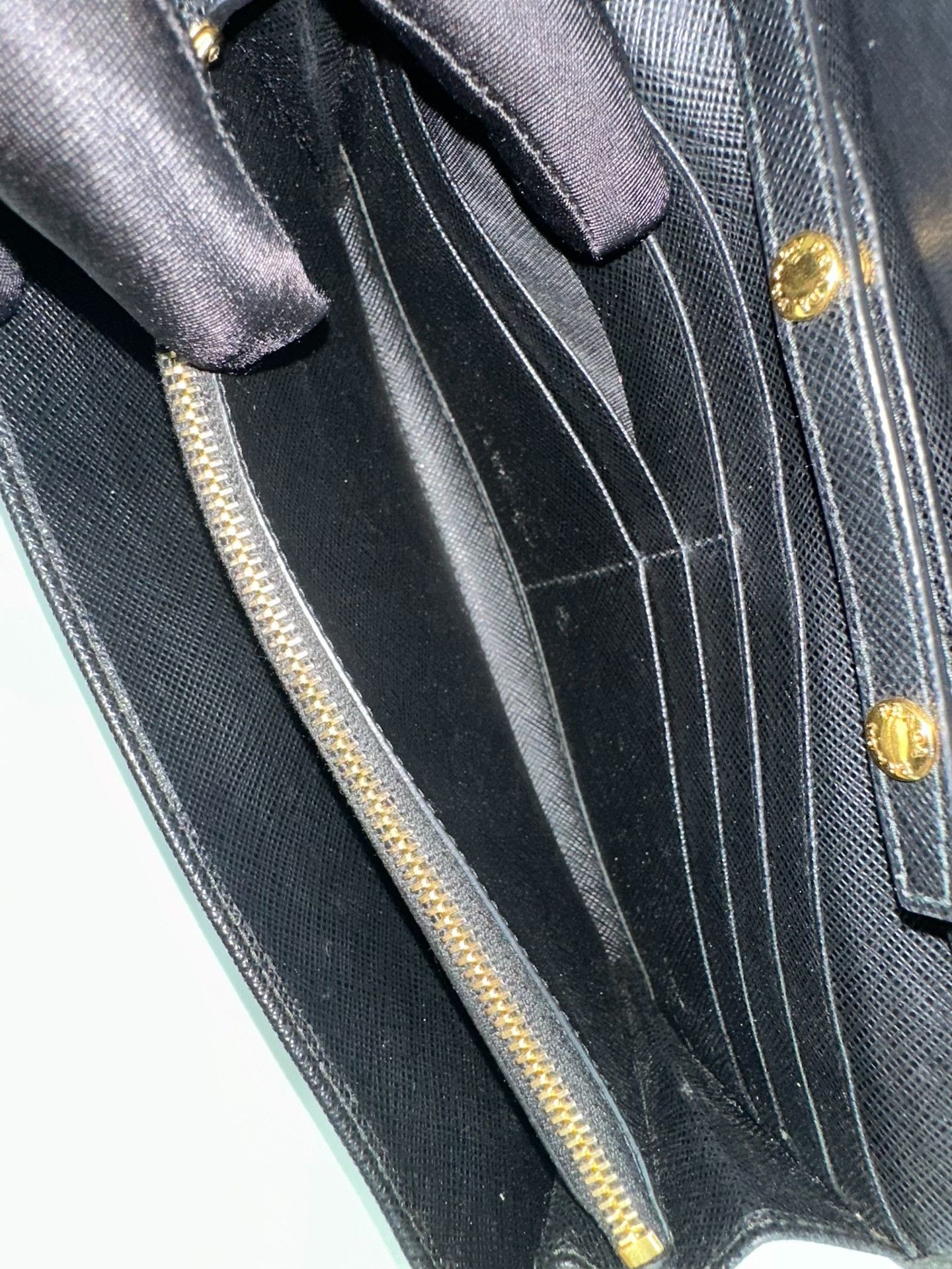Prada Prada Black Saffiano Leather WOC Bag Size ONE SIZE - 9 Thumbnail