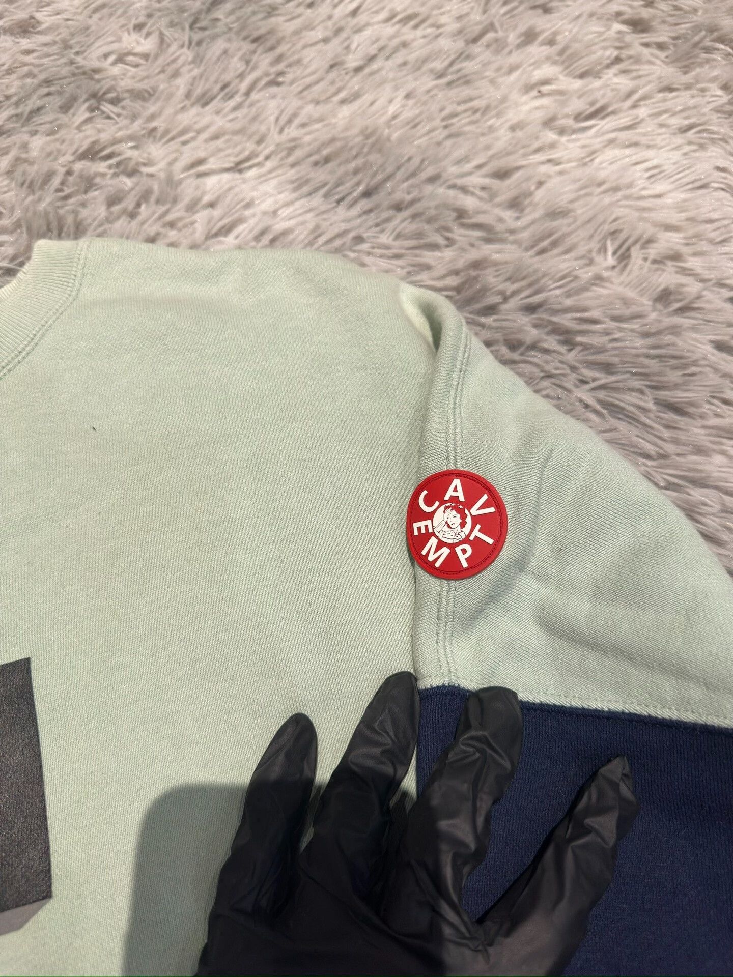Cav Empt C.E Cav Empt Light Green Crewneck Sweatshirt Size US M / EU 48-50 / 2 - 3 Thumbnail