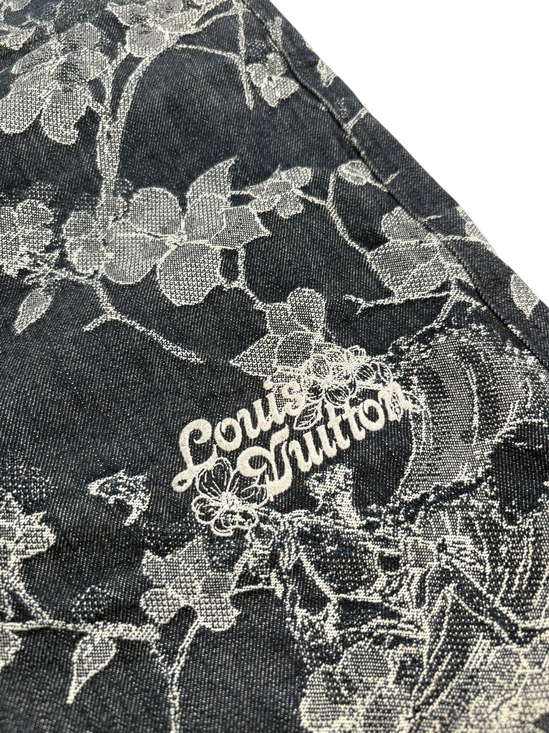 Louis Vuitton Floral Shorts Blue Size US 38 / EU 54 - 2 Thumbnail