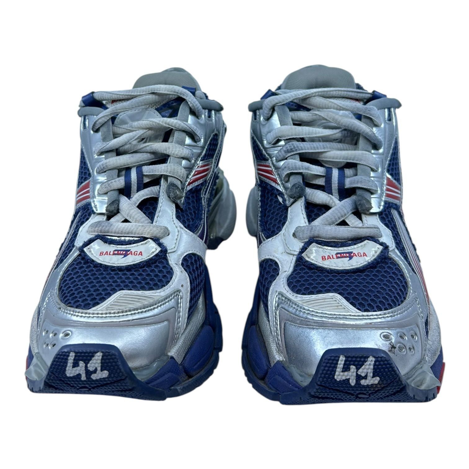 Balenciaga Runner Sneaker Navy Red Grey Size US 7.5 / EU 40-41 - 3 Thumbnail