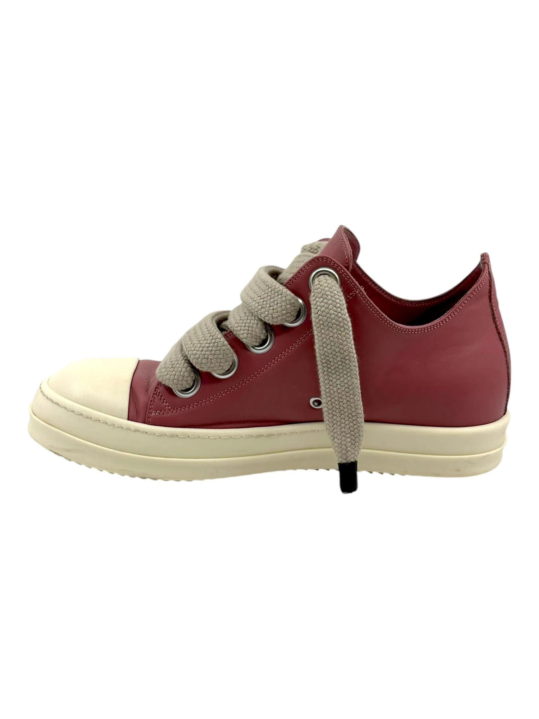 Rick Owens Jumbo Lace Leather Low Sneakers "Thulian" Size US 9 / EU 42 - 6 Thumbnail