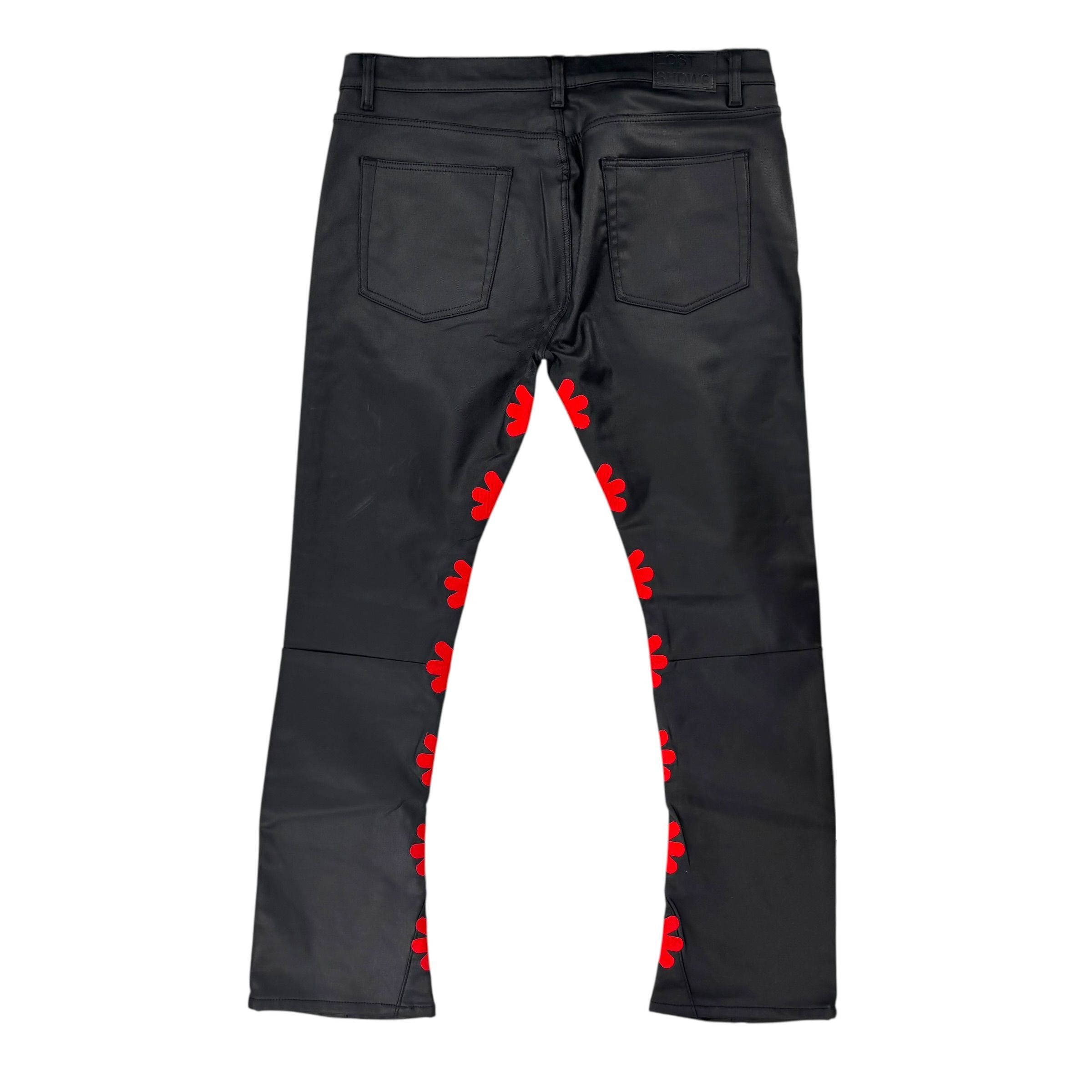 LOSTSHDWS Lost Shdw Waxed Denim Black Red Size US 32 / EU 48 - 2 Thumbnail