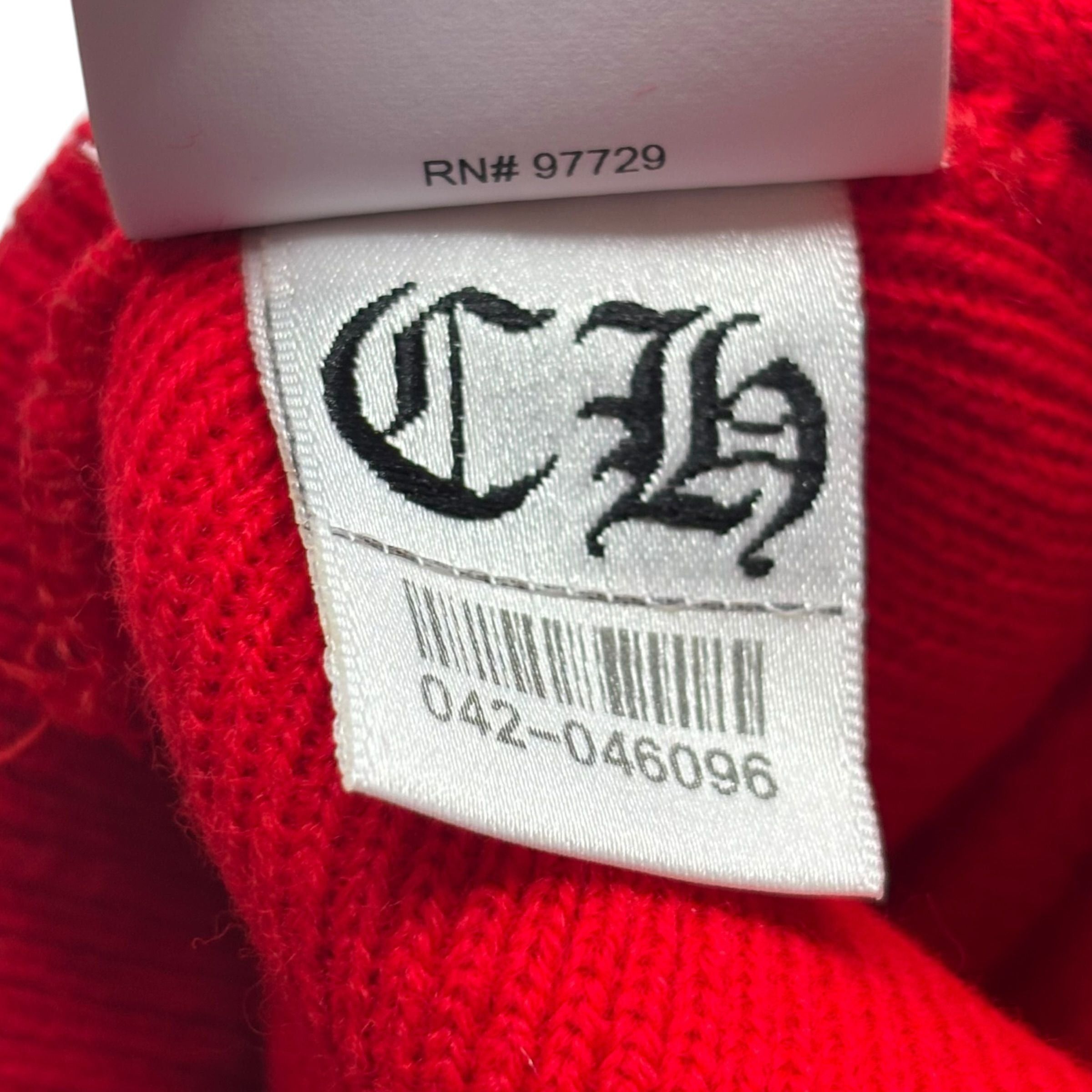 Chrome Hearts CH Logo Beanie Red Size ONE SIZE - 13 Thumbnail