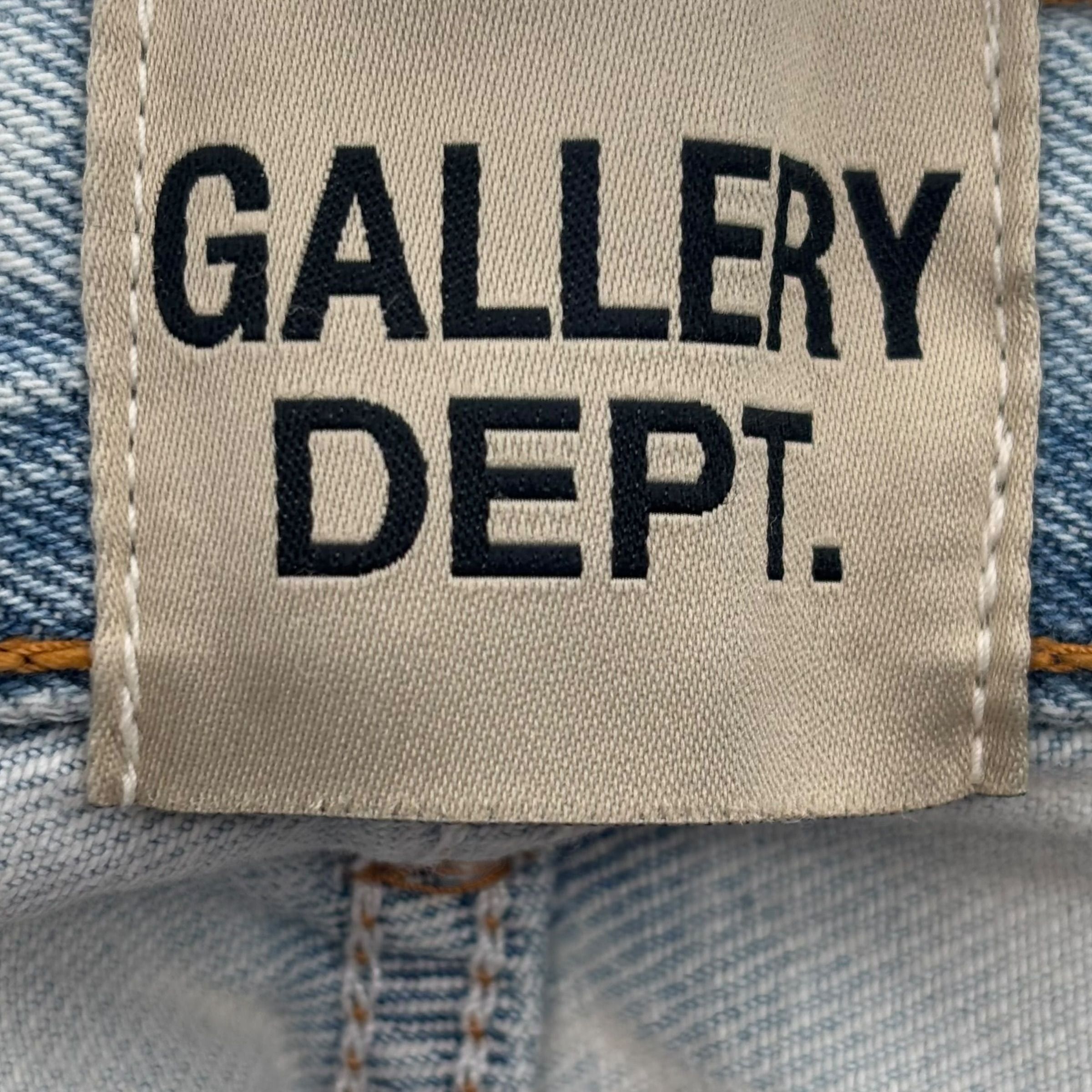 Gallery Dept. Sun Faded LA Flare Denim Blue Size US 28 / EU 44 - 3 Thumbnail