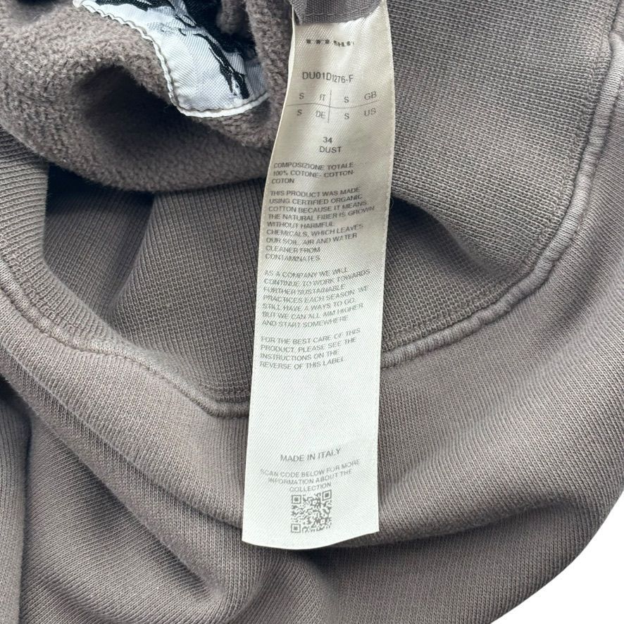 Rick Owens Gimp Hoodie Dust Grey Size US S / EU 44-46 / 1 - 4 Thumbnail