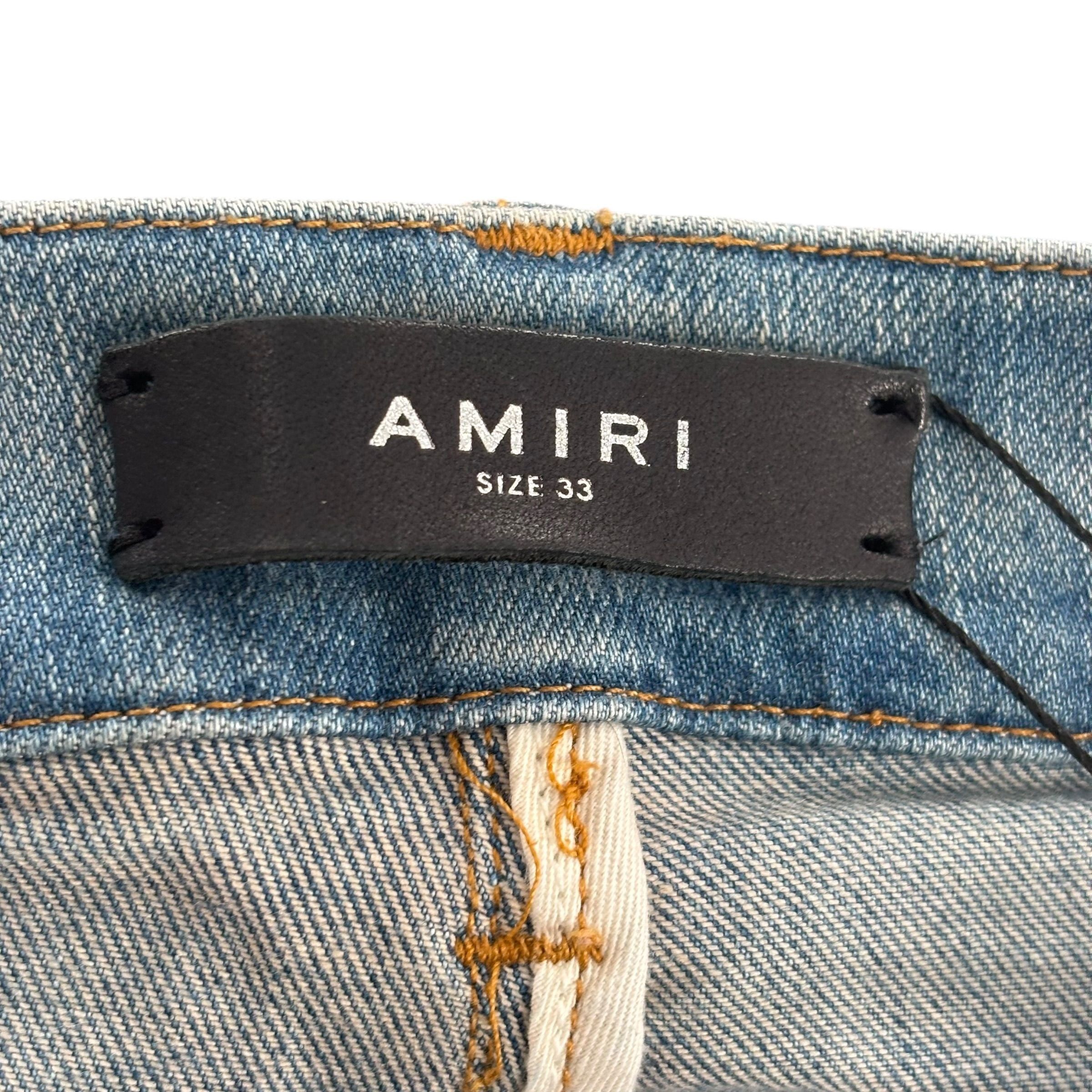 Amiri Stack Jeans Lightwash Size US 33 - 4 Thumbnail