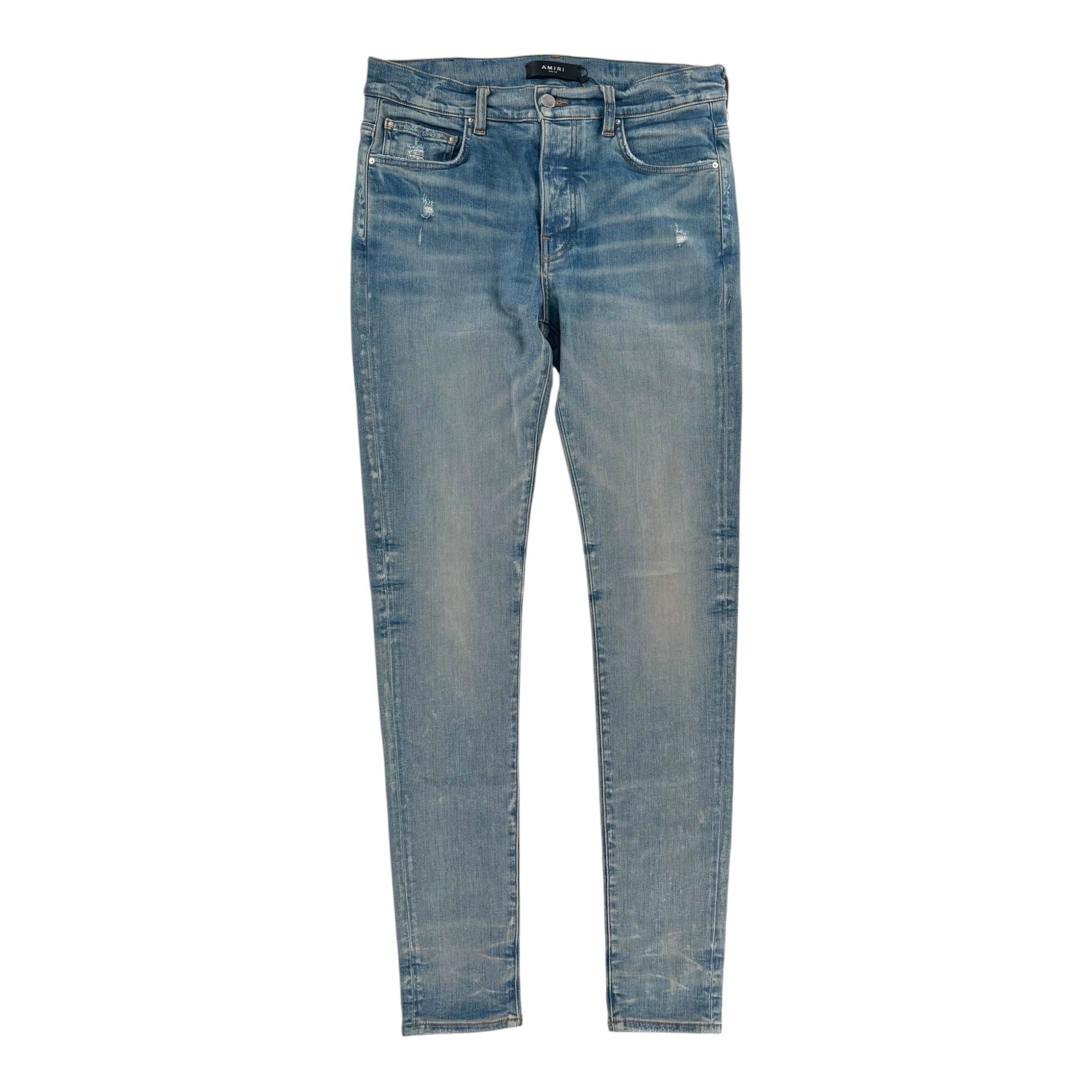 Amiri Stack Jeans Lightwash Size US 33 - 2 Thumbnail