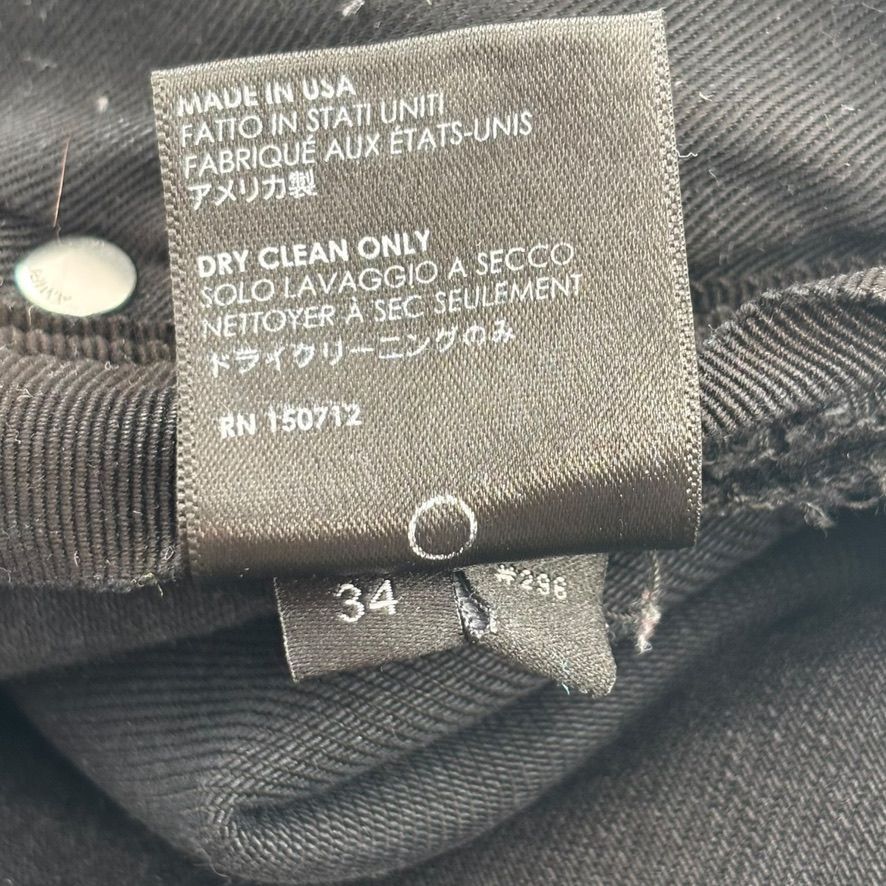 Amiri MX1 Zipper Denim Black Size US 34 / EU 50 - 5 Thumbnail