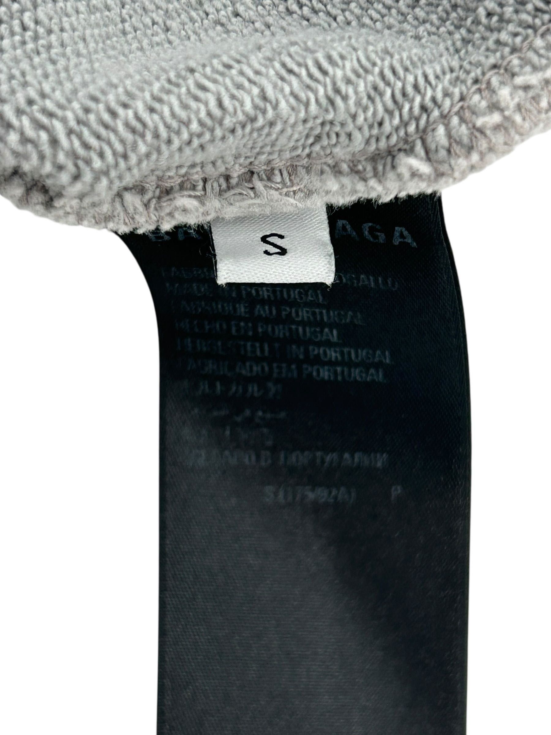 Balenciaga Grey Embroidered Hoodie Size US S / EU 44-46 / 1 - 2 Thumbnail