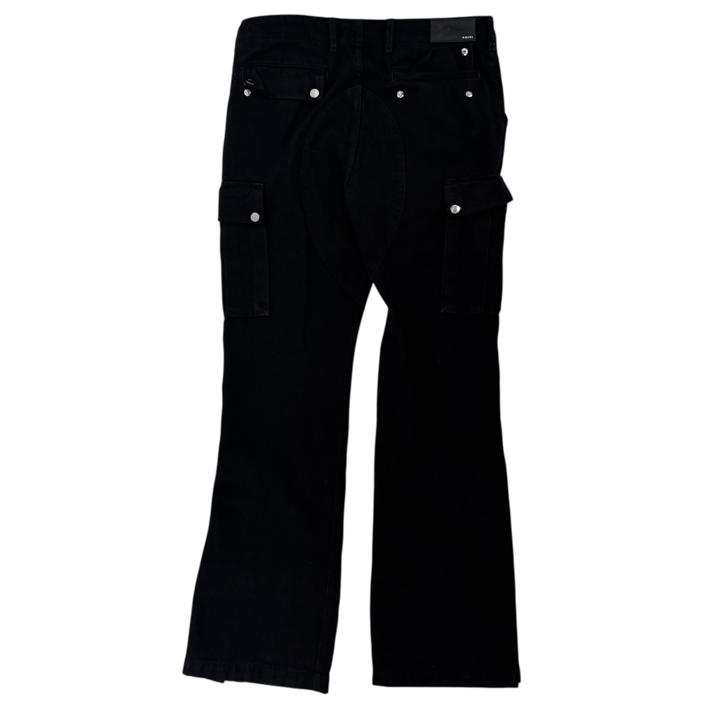 Amiri Wide Leg Cargo Pants Black Size US 32 / EU 48 - 3 Thumbnail