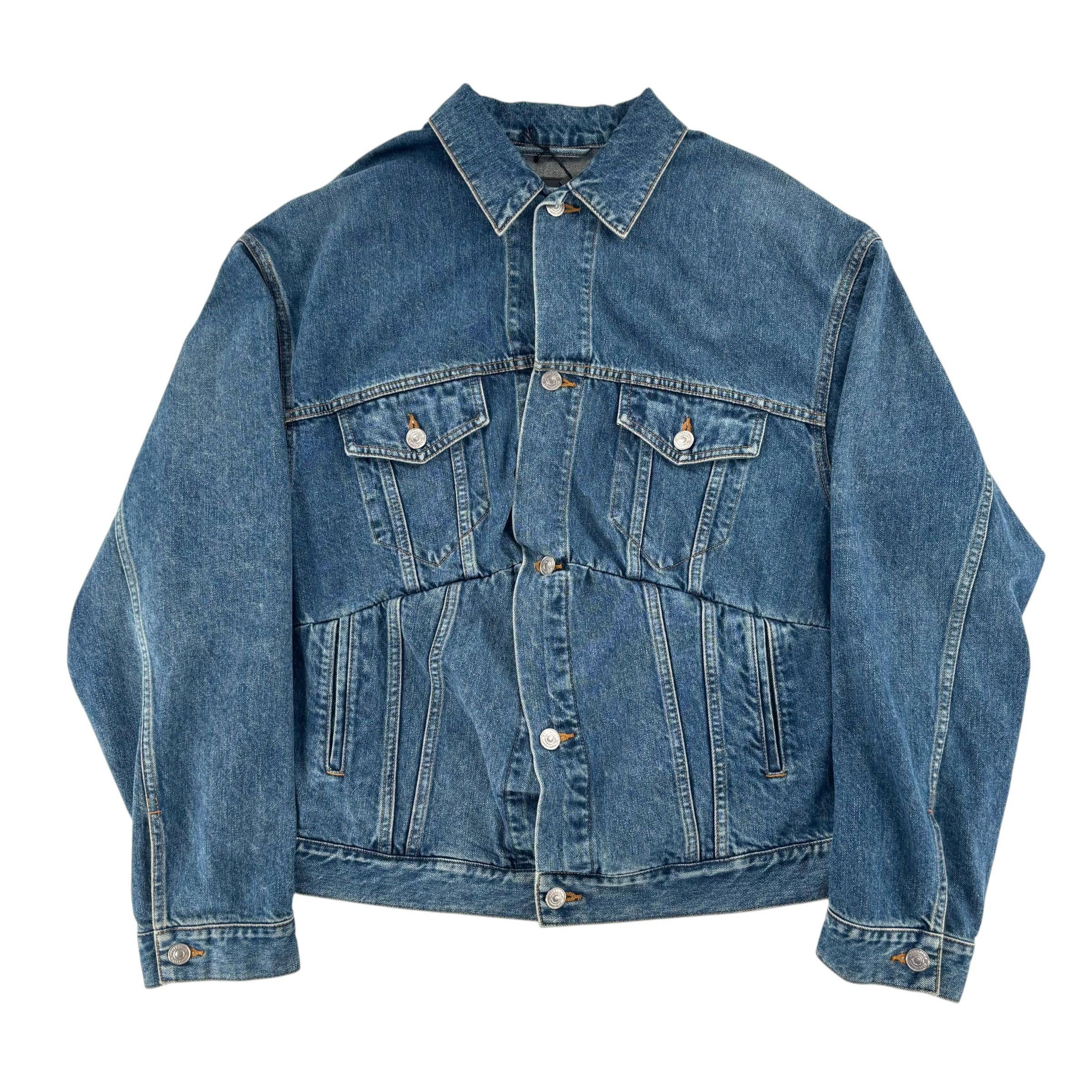 Balenciaga Swing Denim Jacket Blue Size US M / EU 48-50 / 2 - 2 Thumbnail