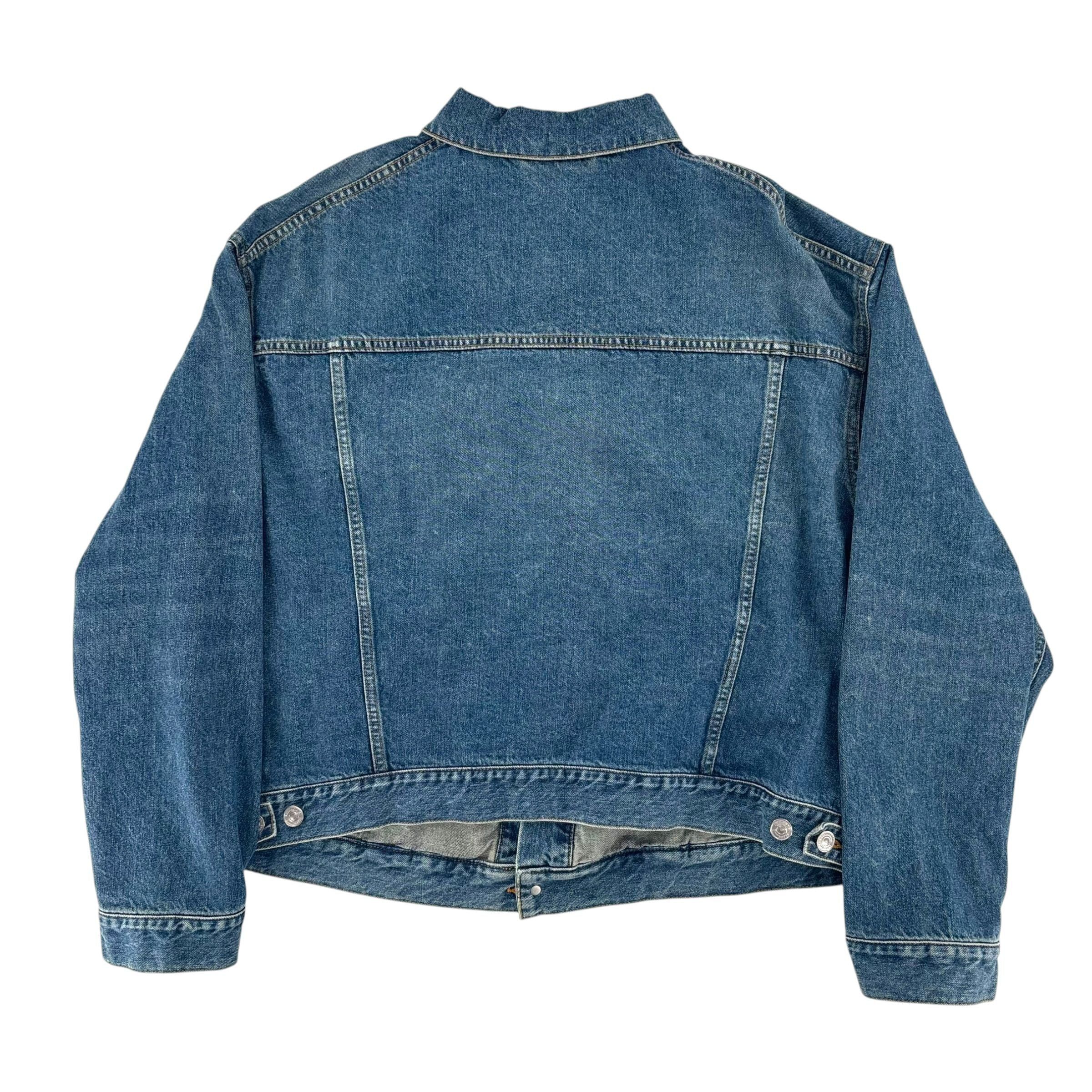Balenciaga Swing Denim Jacket Blue Size US M / EU 48-50 / 2 - 3 Thumbnail