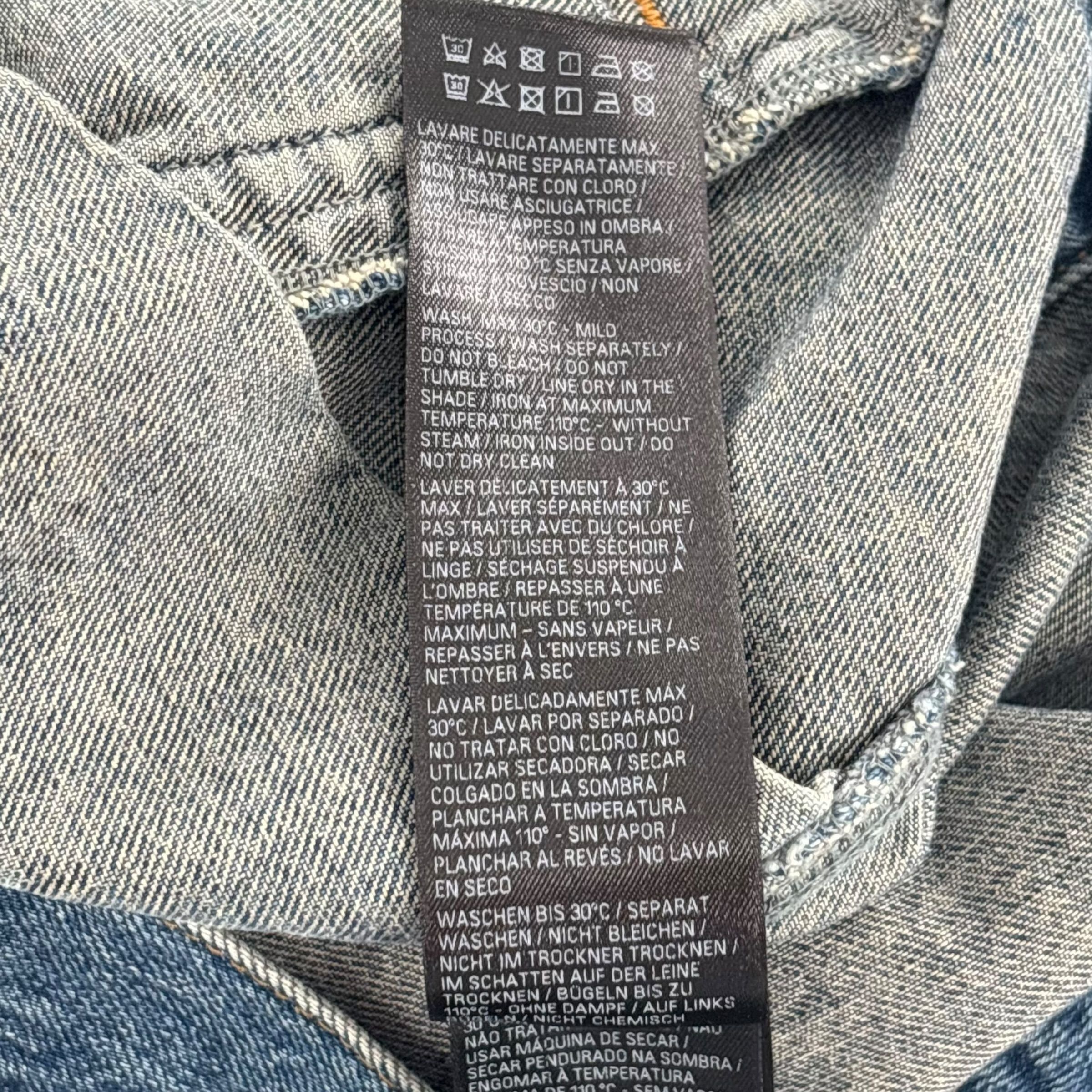 Balenciaga Swing Denim Jacket Blue Size US M / EU 48-50 / 2 - 6 Thumbnail