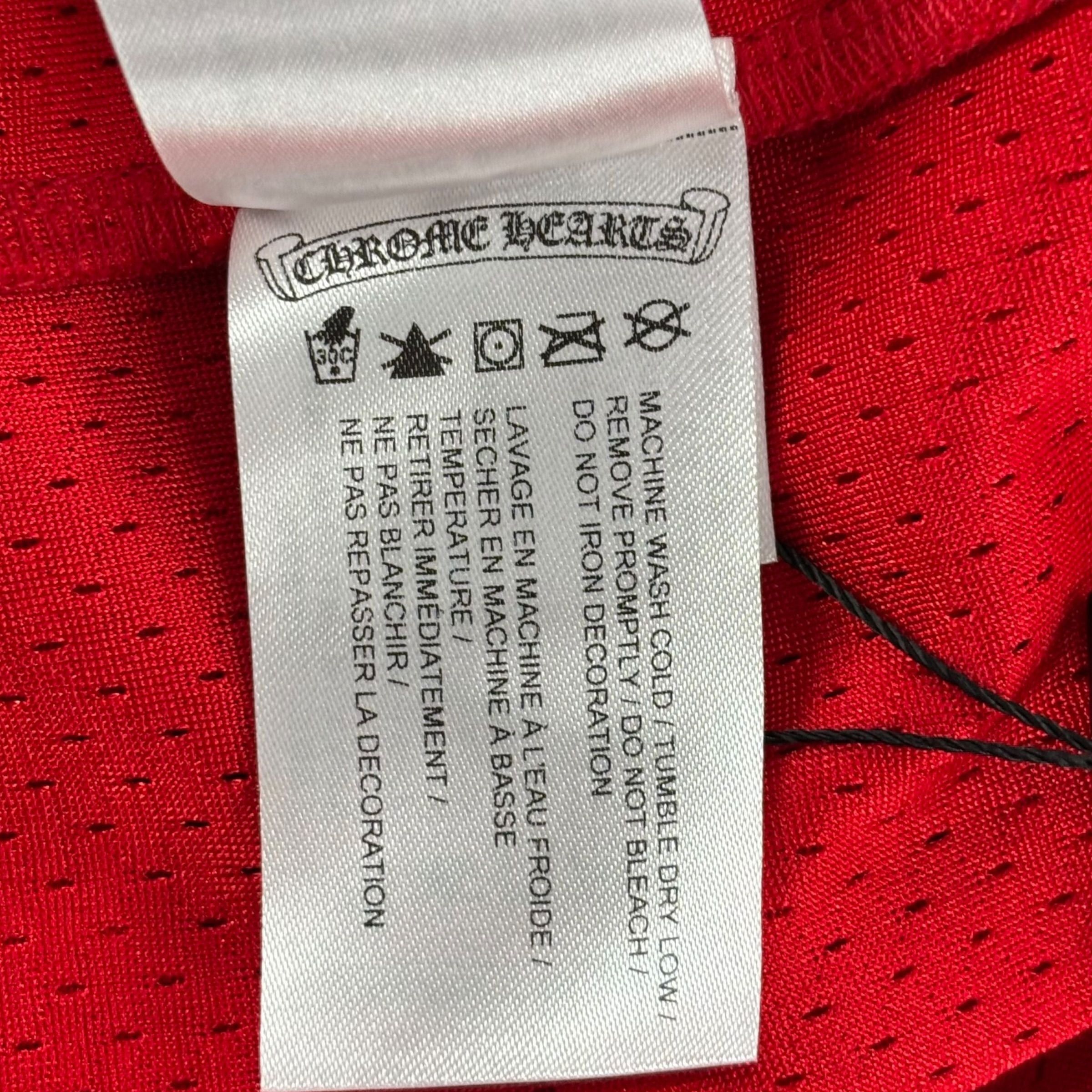 Chrome Hearts Matty Boy Mesh Long Sleeve Jersey Red Size US M / EU 48-50 / 2 - 5 Thumbnail