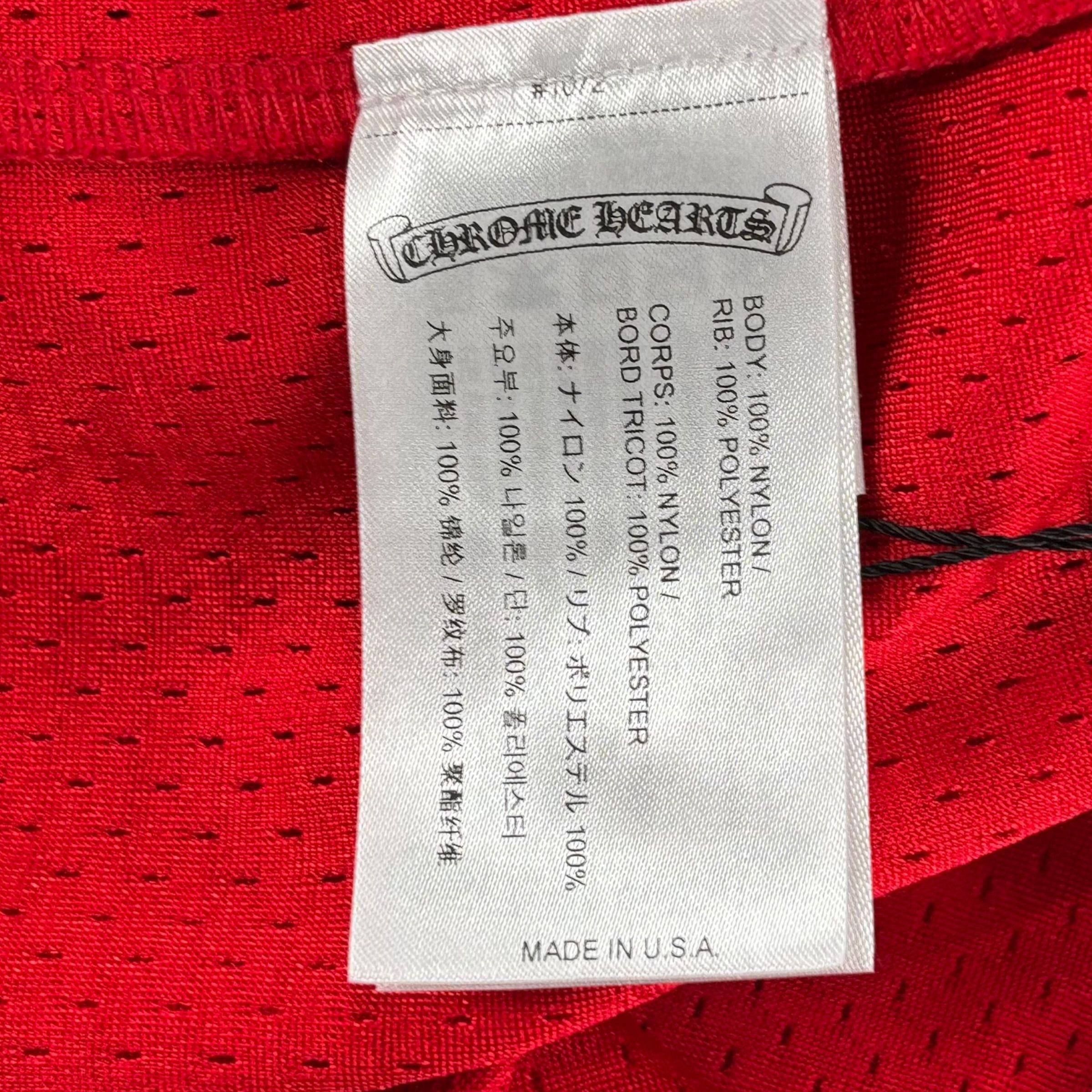 Chrome Hearts Matty Boy Mesh Long Sleeve Jersey Red Size US M / EU 48-50 / 2 - 4 Thumbnail