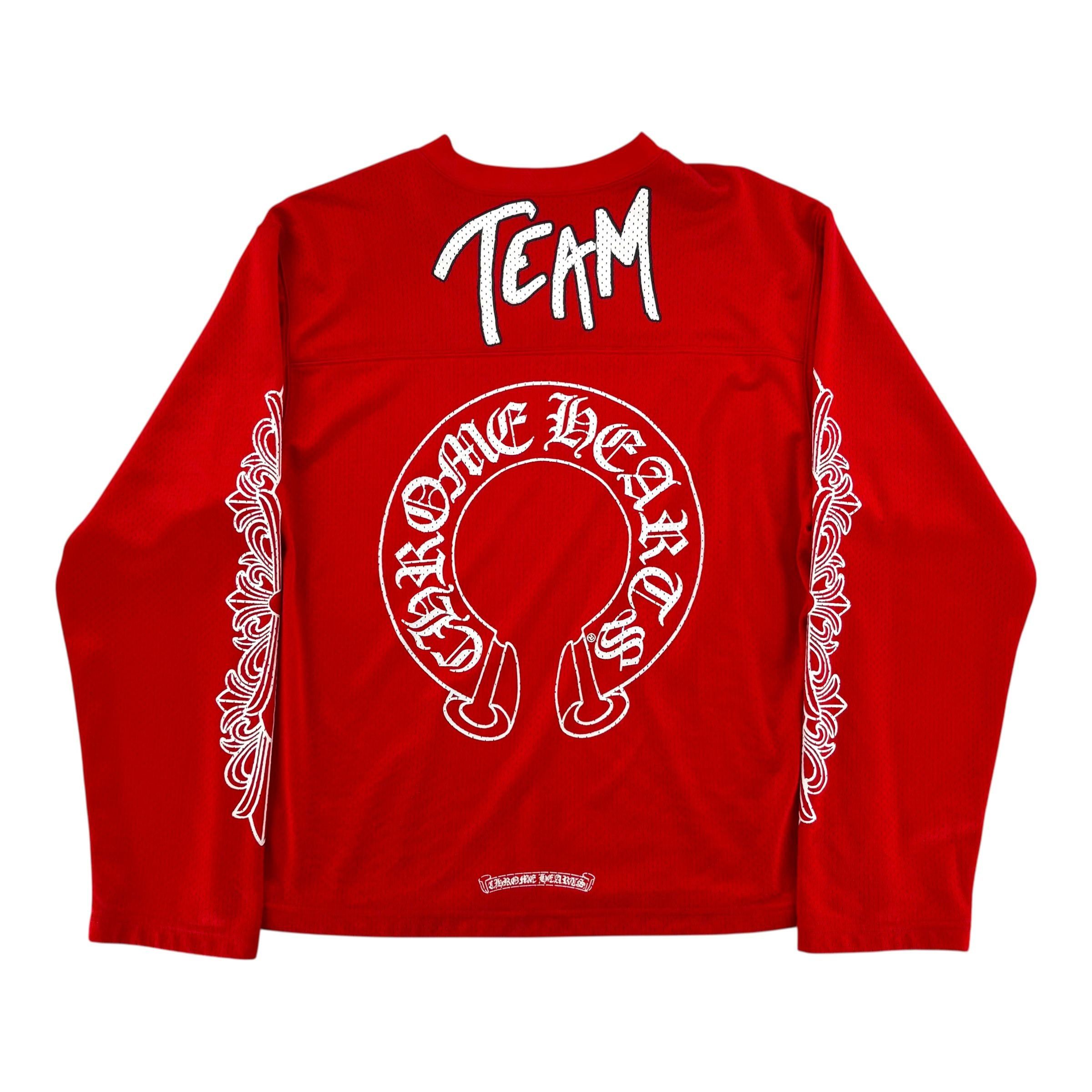 Chrome Hearts Matty Boy Mesh Long Sleeve Jersey Red Size US M / EU 48-50 / 2 - 3 Thumbnail