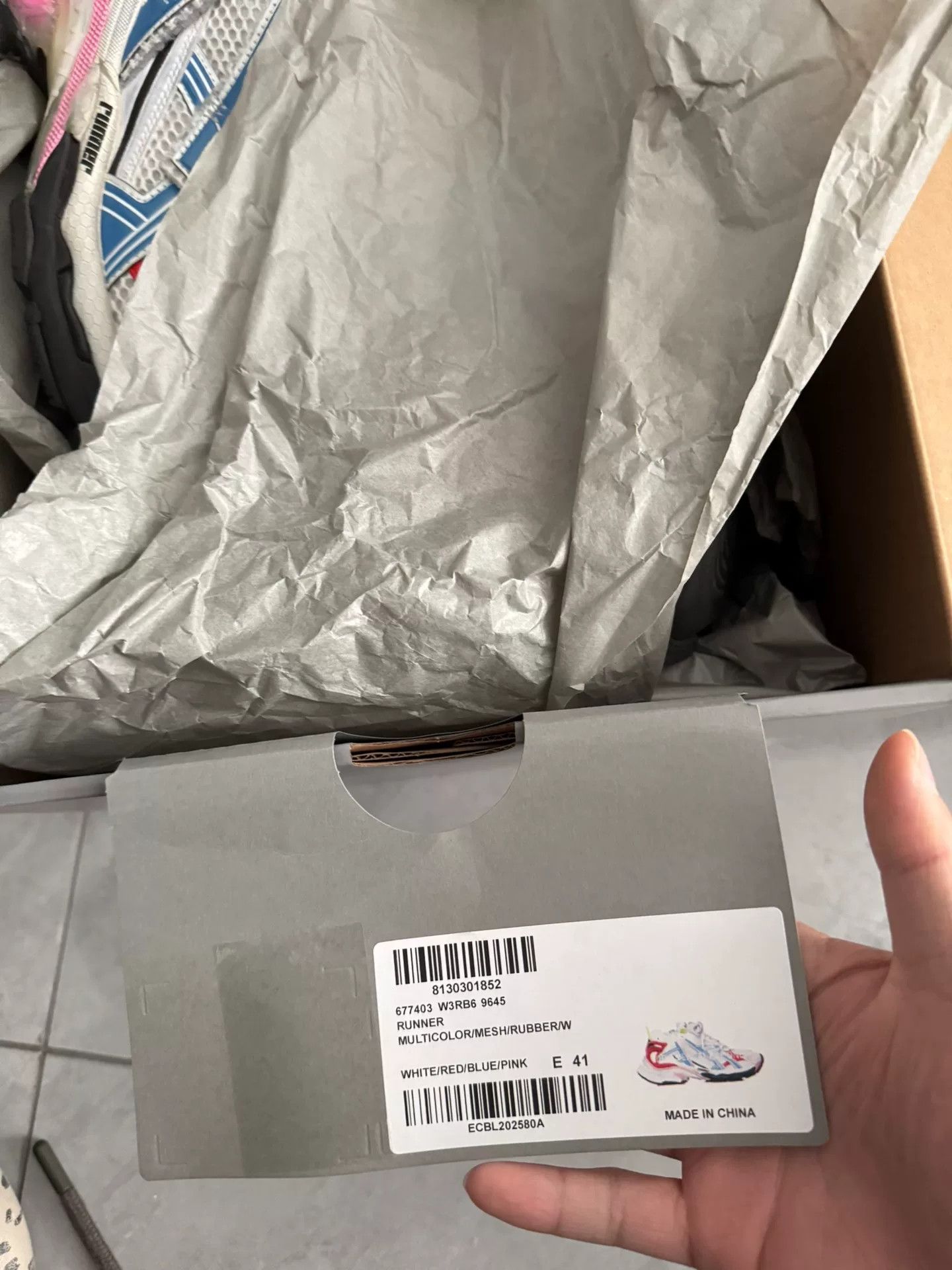 Balenciaga Balenciaga Runner Multi-Color Sneakers US 8 Size US 8 / EU 41 - 3 Thumbnail