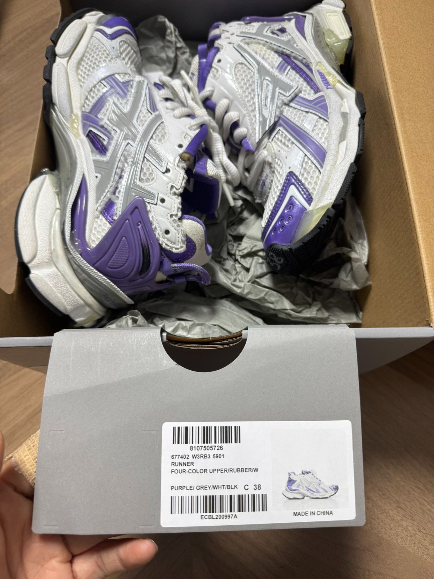 Balenciaga Balenciaga Runner Sneakers Size 38 Size US 8 / IT 38 - 8 Thumbnail
