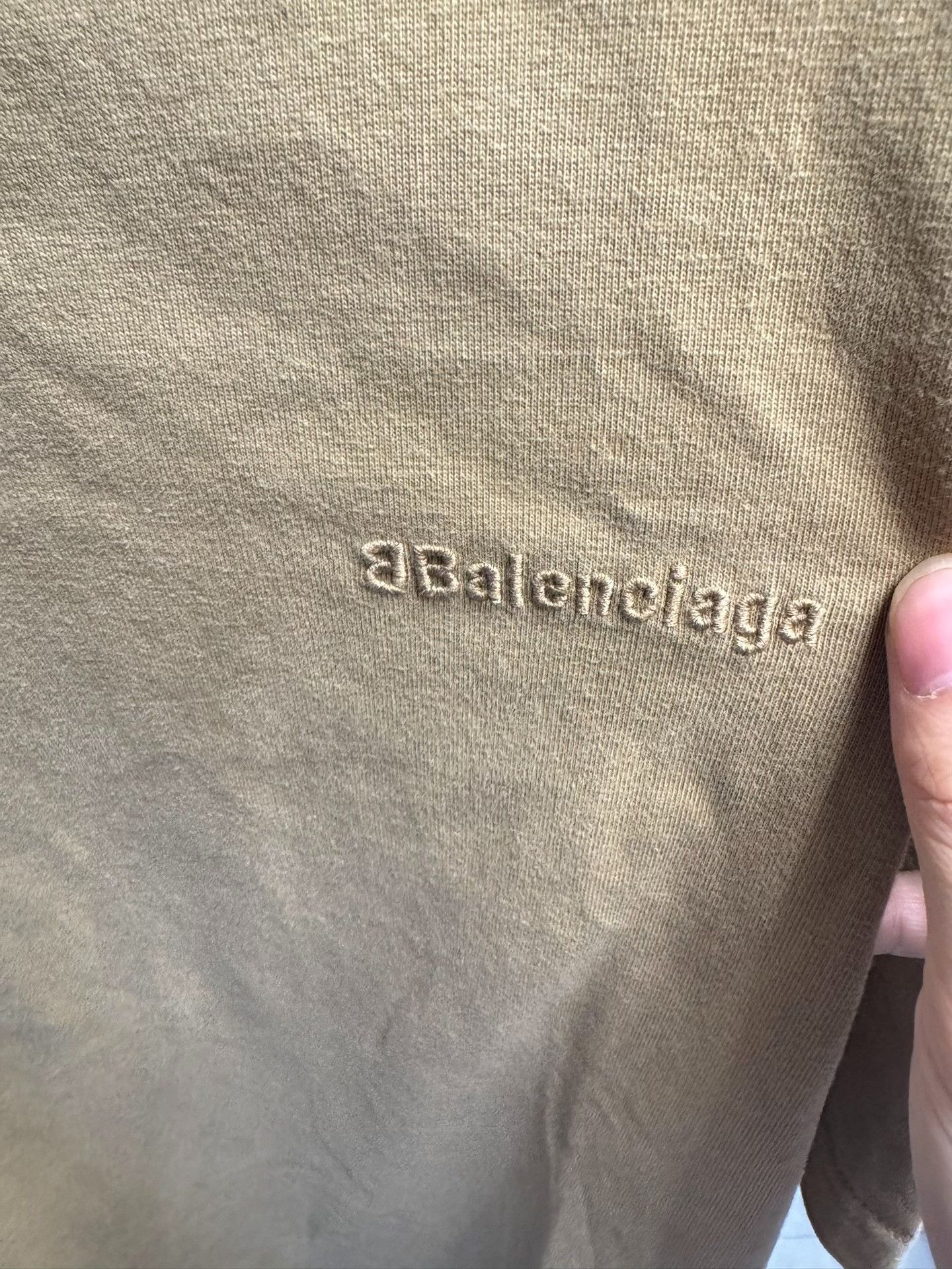 Balenciaga Balenciaga Embroidered Logo T-Shirt Size M Size US M / EU 48-50 / 2 - 3 Thumbnail