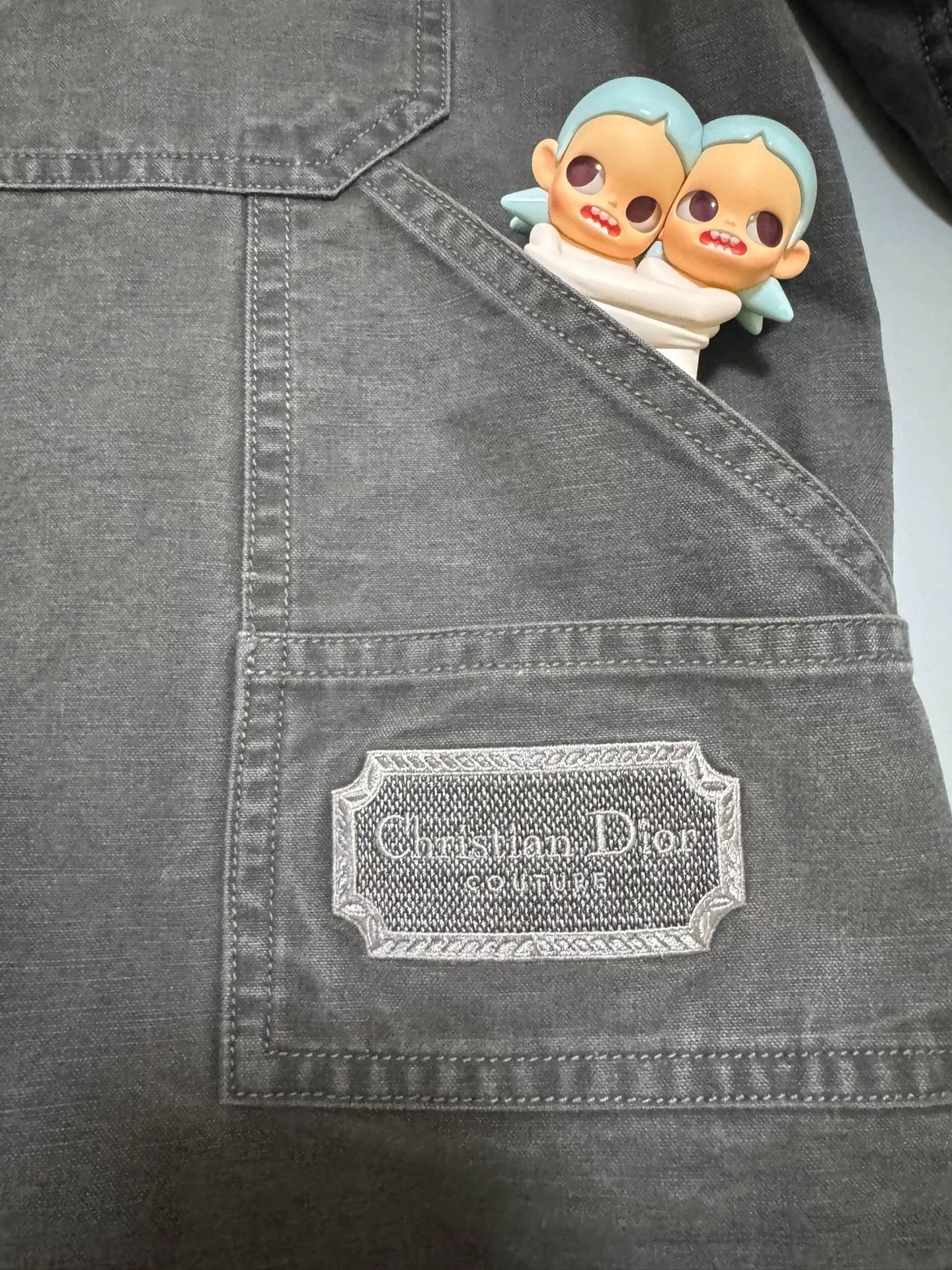Dior Dior Couture Patch Shirt Size 39 Size US M / EU 48-50 / 2 - 3 Thumbnail