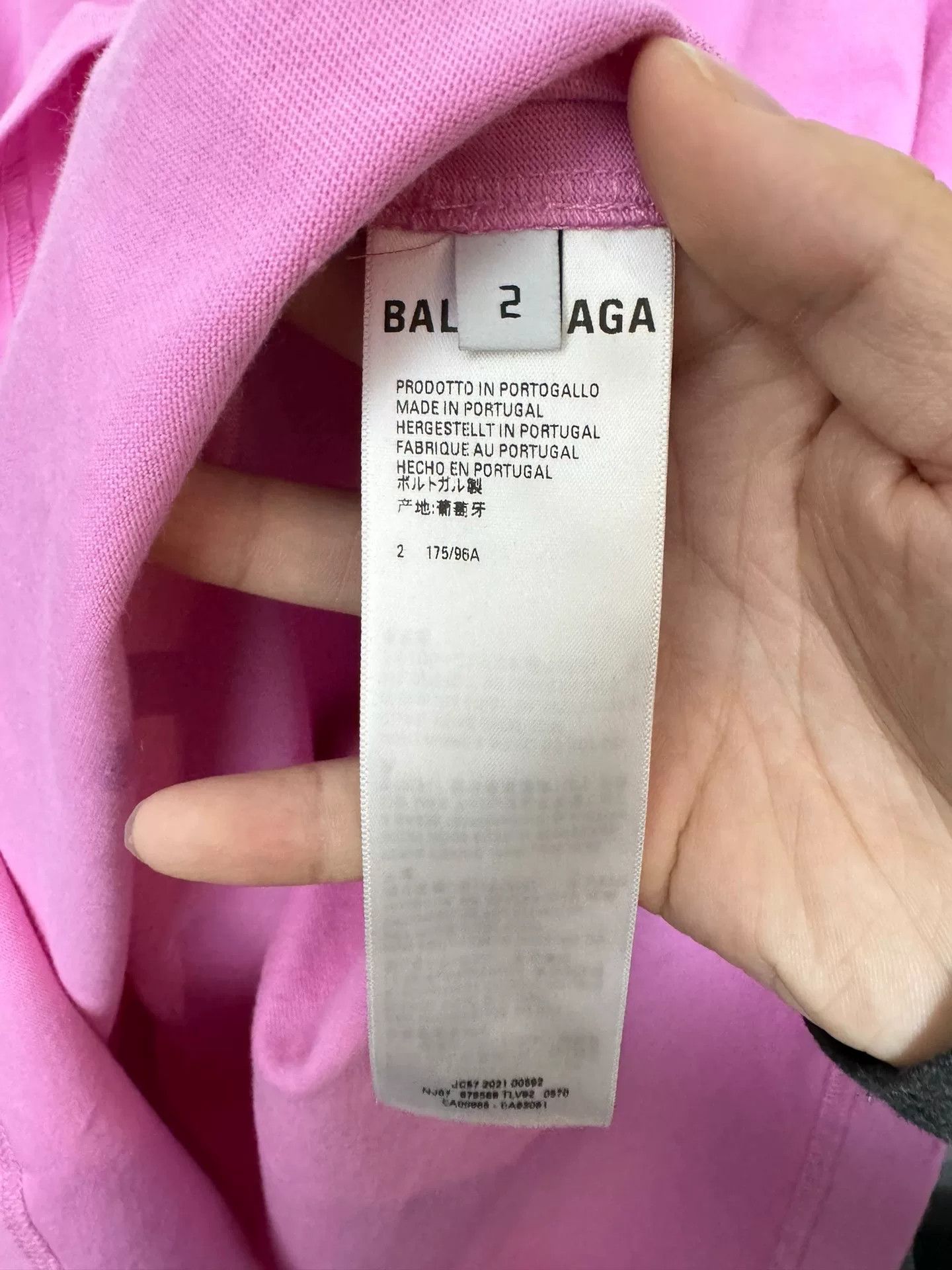 Balenciaga Balenciaga Embroidered Logo T-Shirt Size M Size US M / EU 48-50 / 2 - 6 Thumbnail