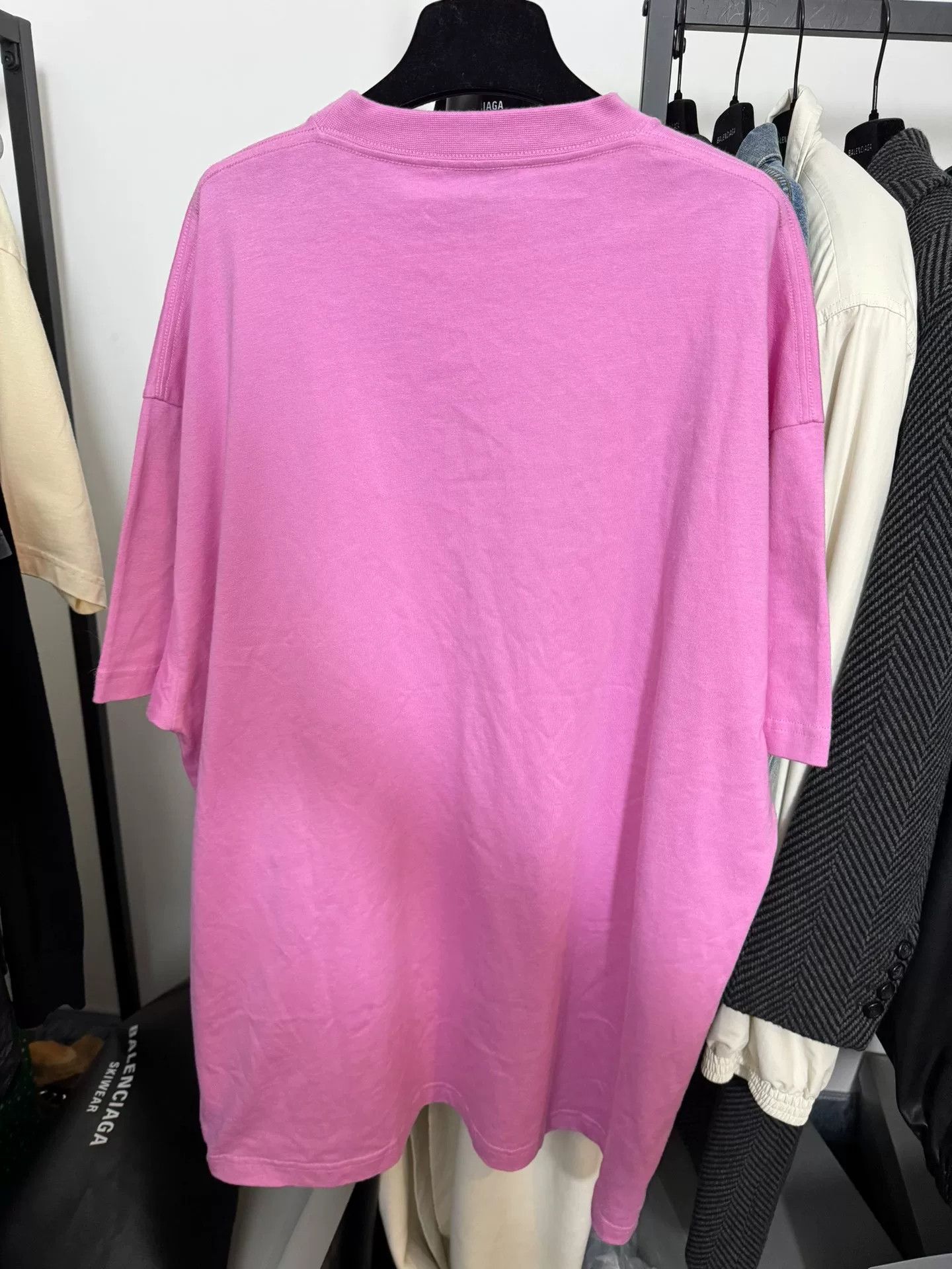 Balenciaga Balenciaga Embroidered Logo T-Shirt Size M Size US M / EU 48-50 / 2 - 7 Thumbnail