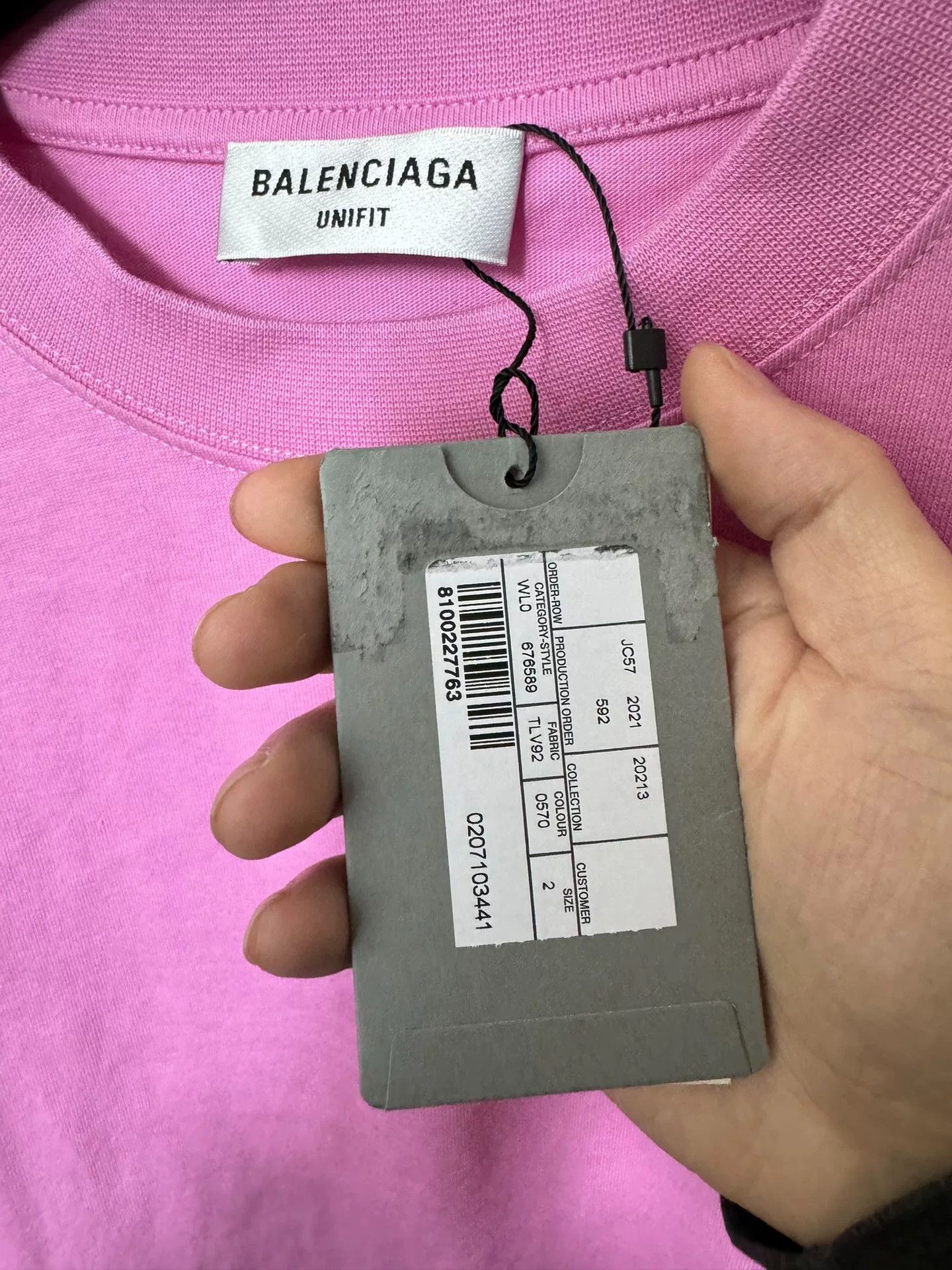 Balenciaga Balenciaga Embroidered Logo T-Shirt Size M Size US M / EU 48-50 / 2 - 4 Thumbnail
