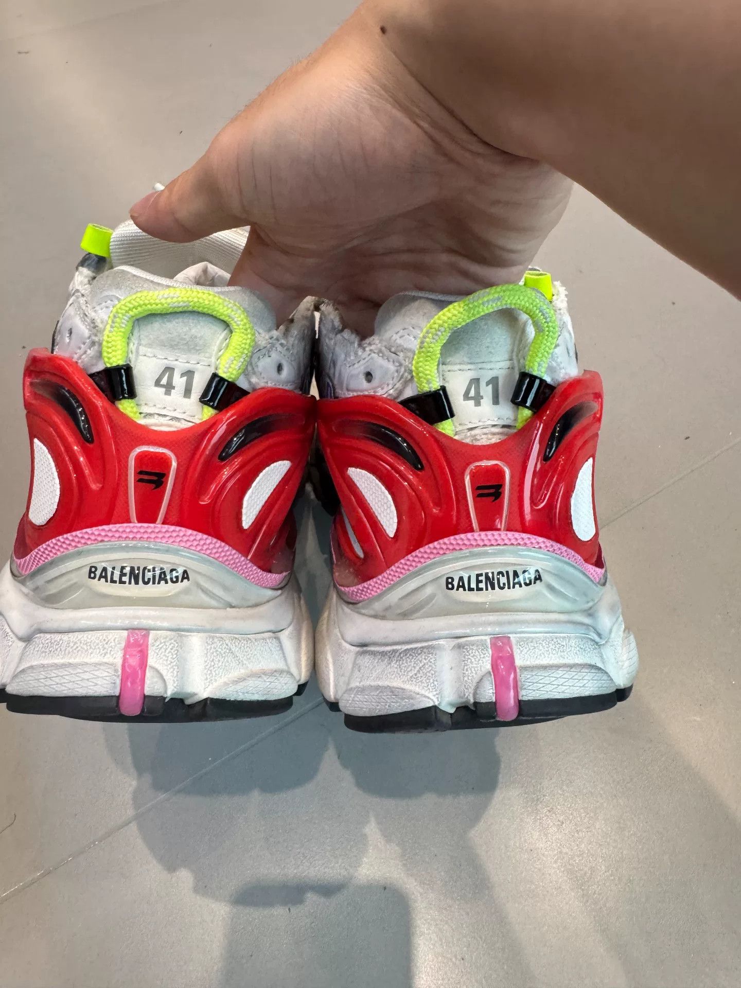 Balenciaga Balenciaga Multicolor Runner Sneakers Size 8 Size US 8 / EU 41 - 3 Thumbnail