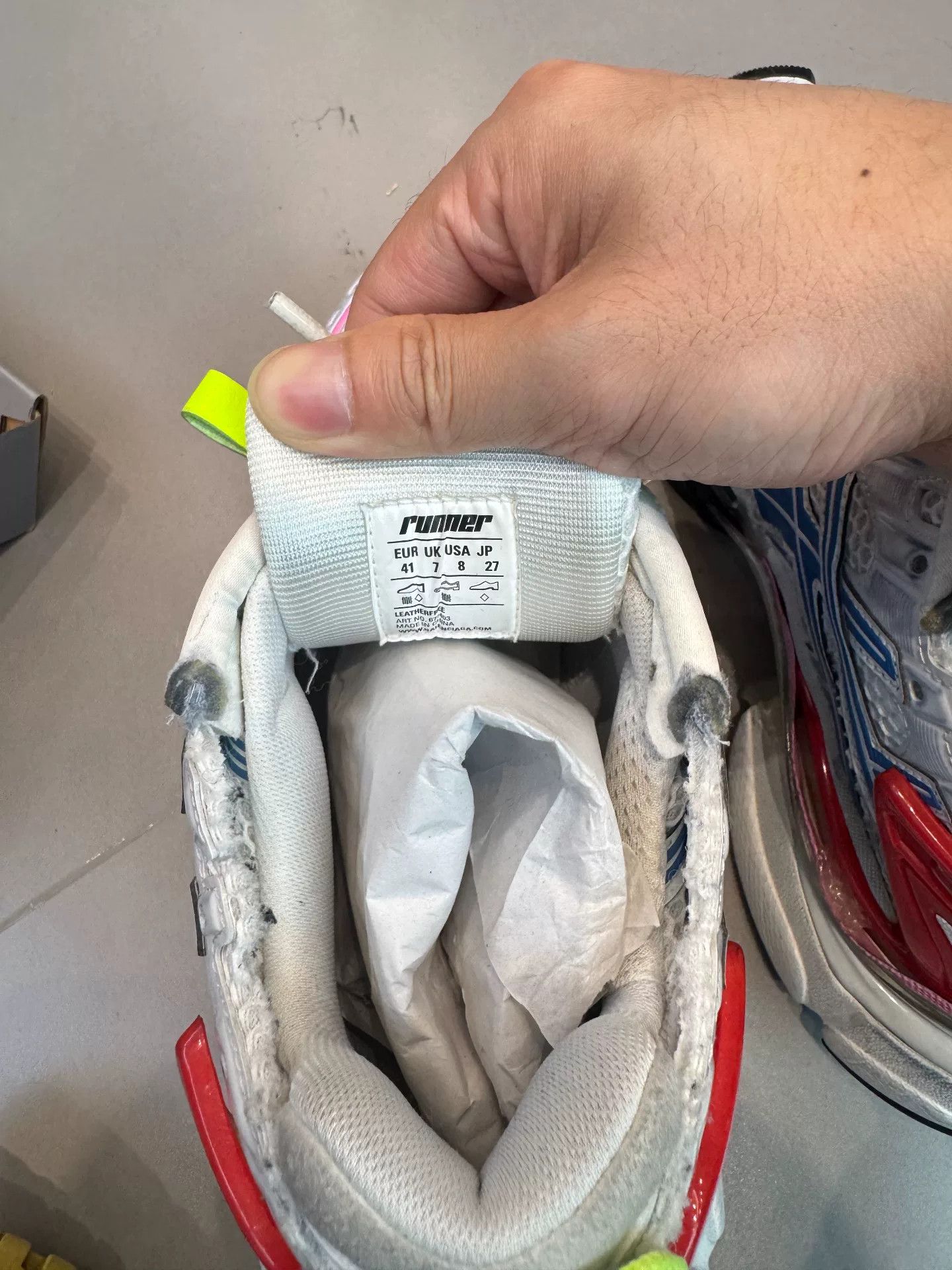 Balenciaga Balenciaga Multicolor Runner Sneakers Size 8 Size US 8 / EU 41 - 5 Thumbnail