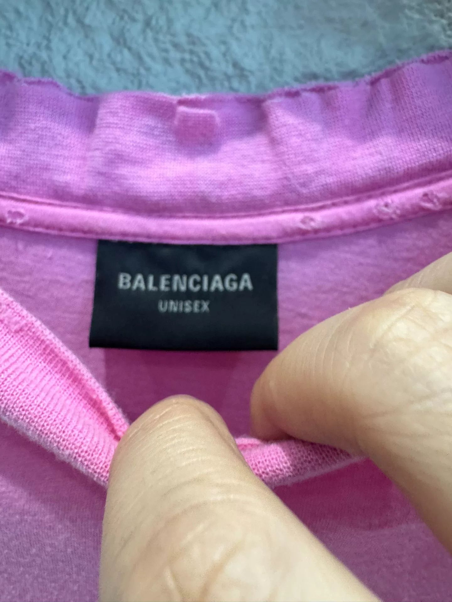 Balenciaga Balenciaga Pink Logo T-Shirt Size XS Size US XS / EU 42 / 0 - 4 Thumbnail