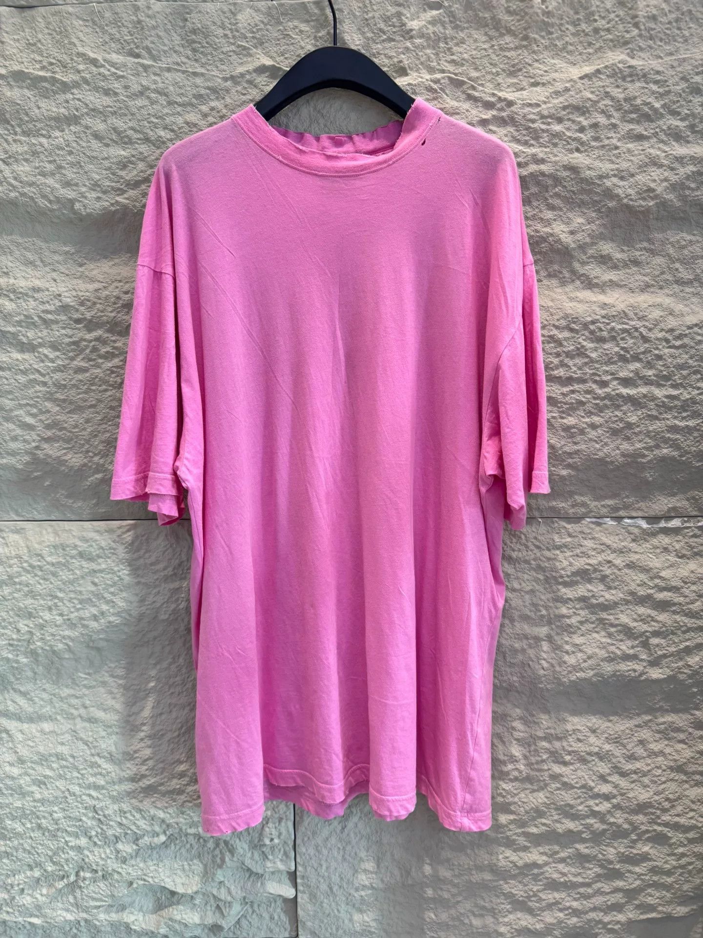 Balenciaga Balenciaga Pink Logo T-Shirt Size XS Size US XS / EU 42 / 0 - 2 Thumbnail
