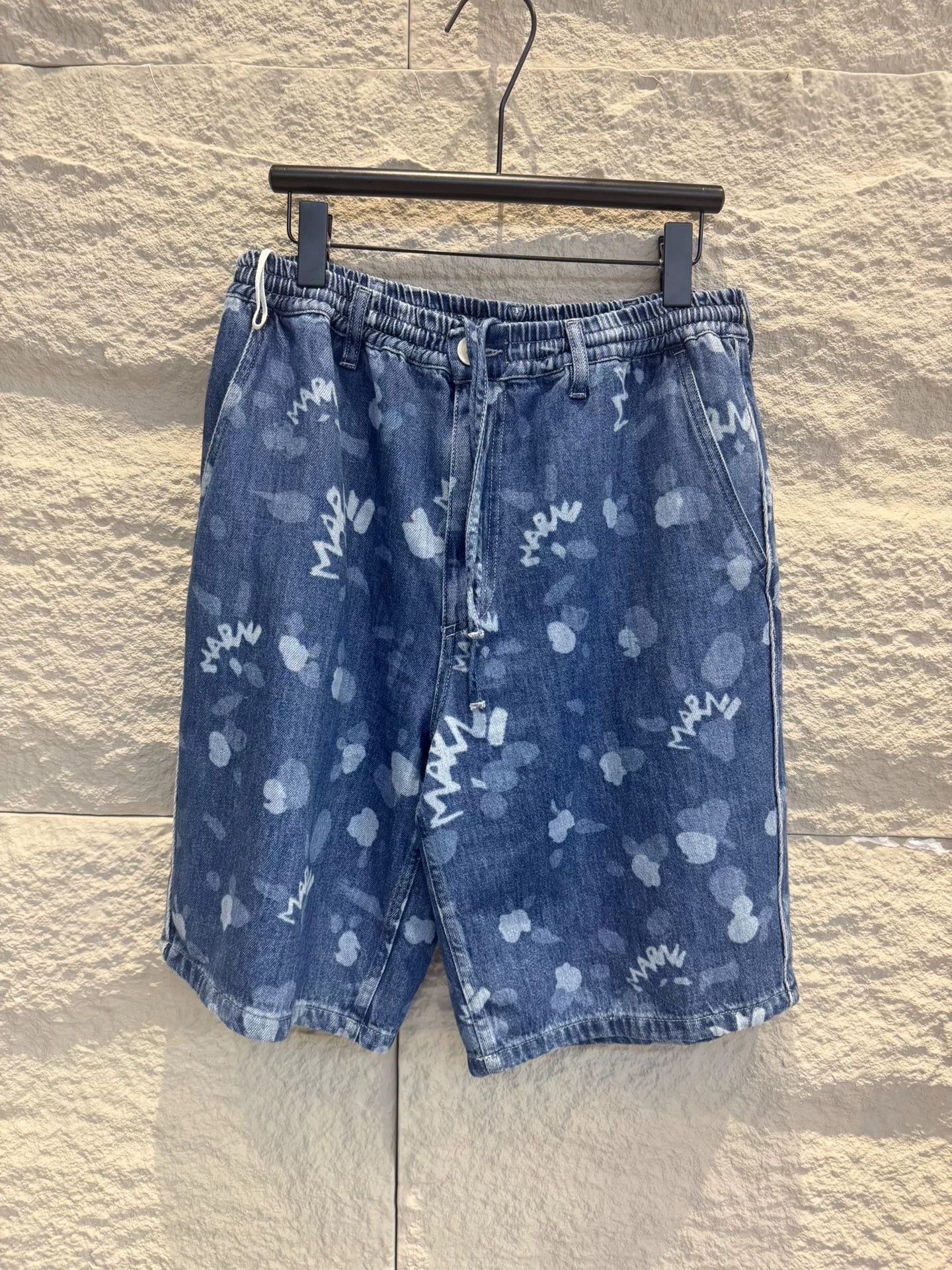 Marni Marni Printed Logo Cotton Shorts Size 33 Size US 33 - 2 Thumbnail