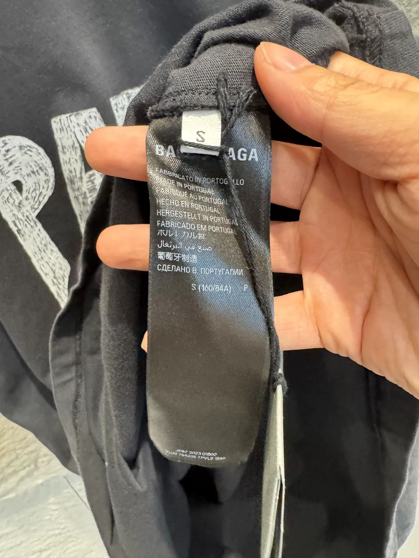 Balenciaga Balenciaga Paris Graphic T-Shirt Size S Size US S / EU 44-46 / 1 - 4 Thumbnail
