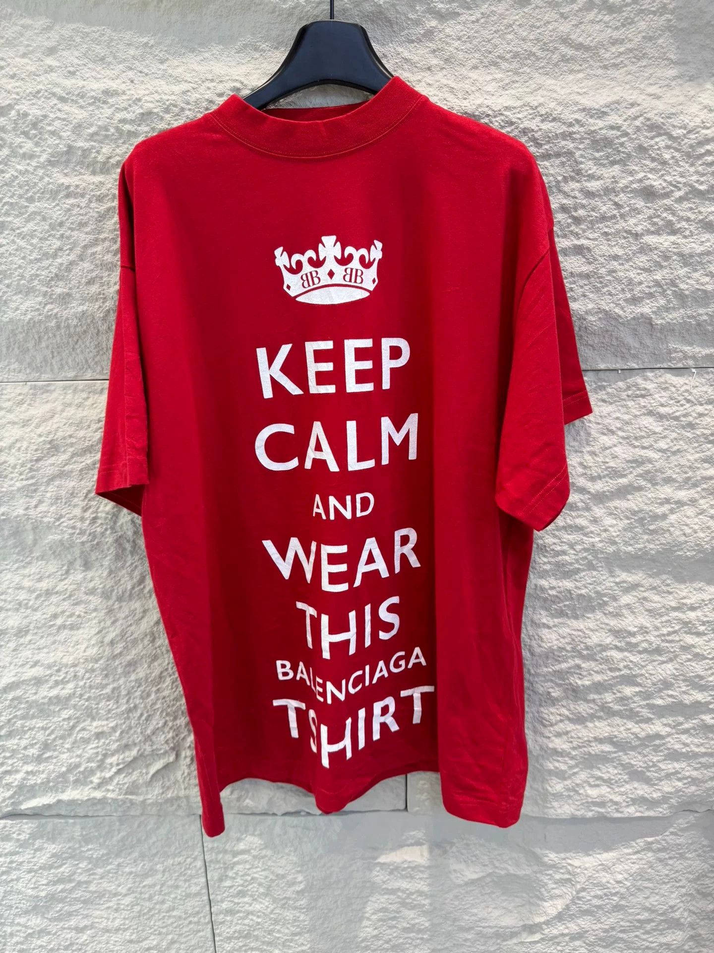 Balenciaga Balenciaga Crown Logo T-Shirt Size S Size US S / EU 44-46 / 1 - 2 Thumbnail