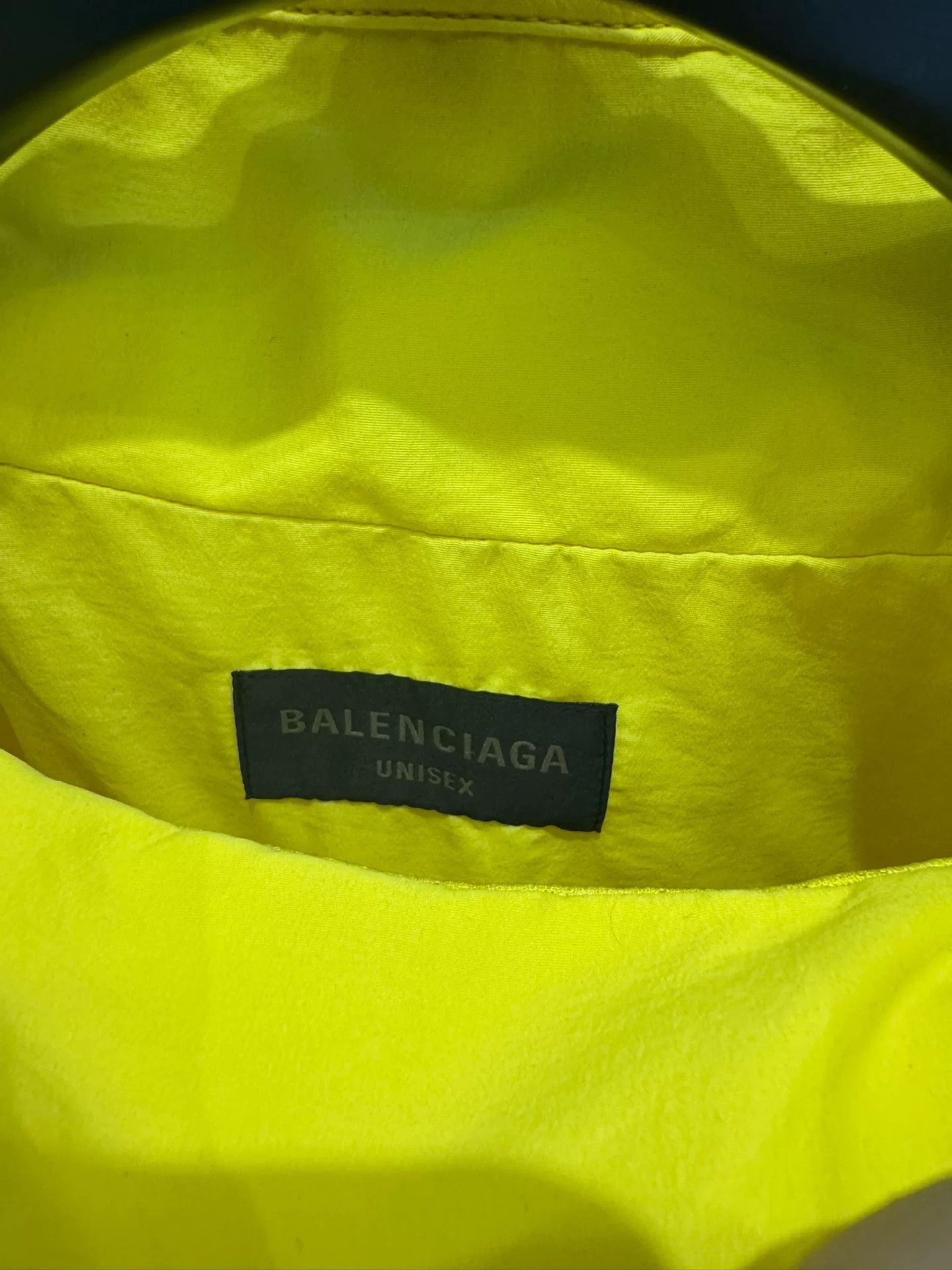 Balenciaga Balenciaga FW22 Yellow Logo Jacket Size M Size US M / EU 48-50 / 2 - 3 Thumbnail