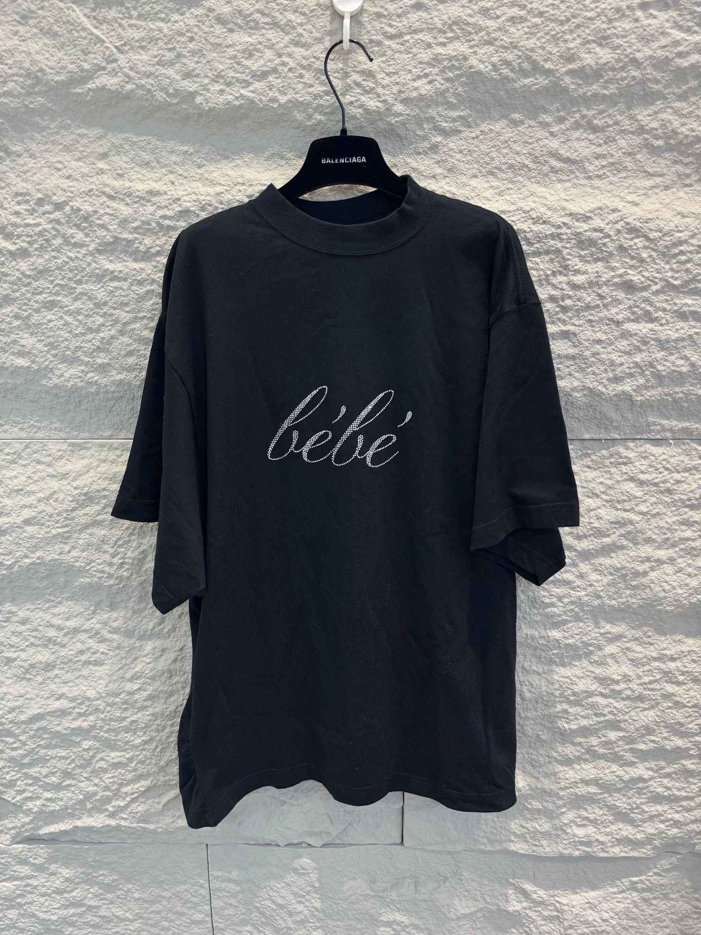 Balenciaga Balenciaga Bebe Rhinestone T-Shirt Size S Size US S / EU 44-46 / 1 - 2 Thumbnail