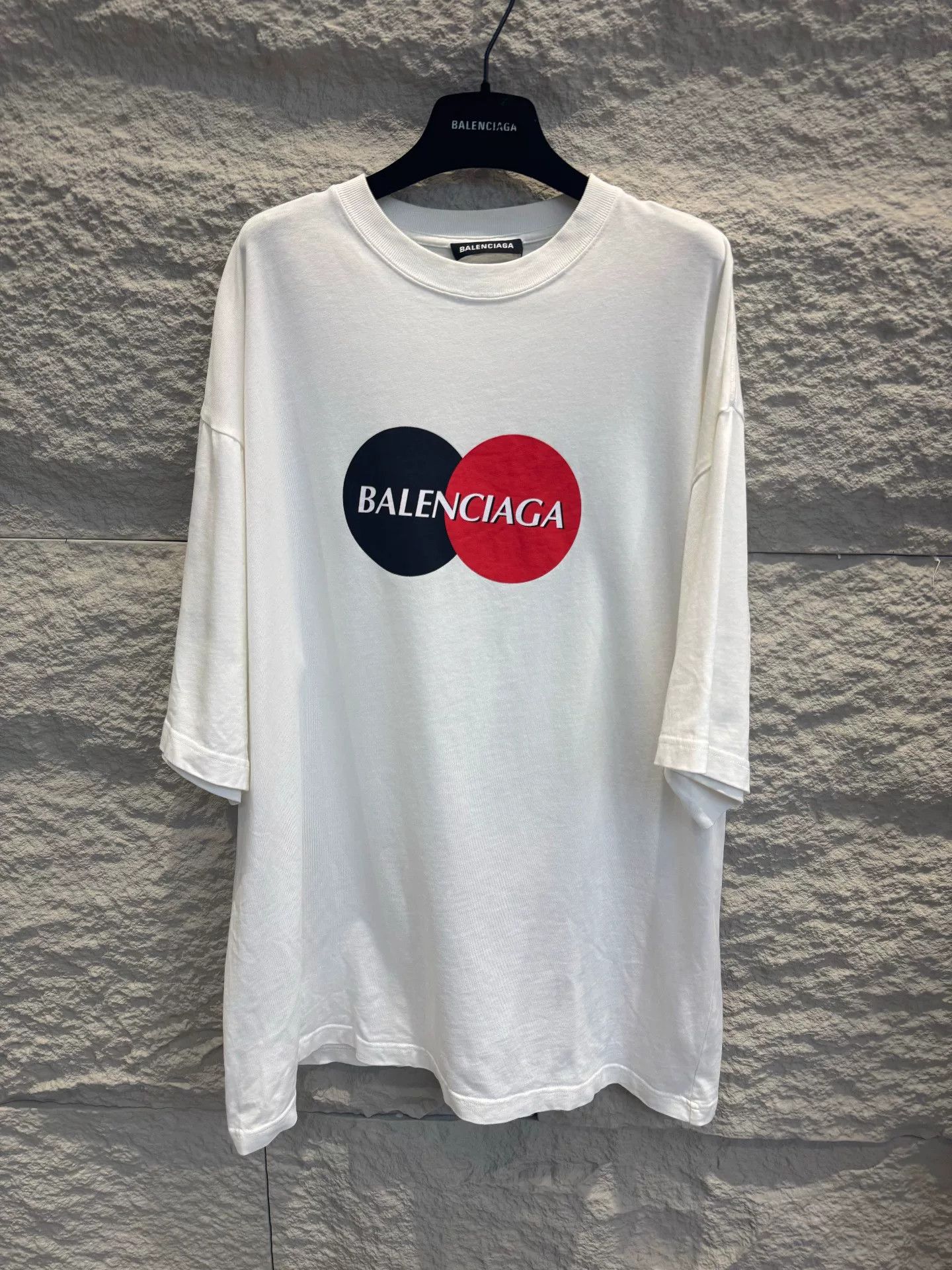 Balenciaga Balenciaga Mastercard Logo T-Shirt Size M Size US M / EU 48-50 / 2 - 2 Thumbnail