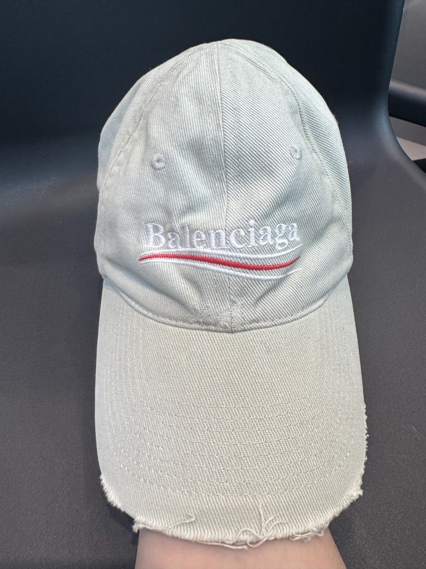 Balenciaga Balenciaga Wave Logo Baseball Cap Size L Size ONE SIZE - 2 Thumbnail
