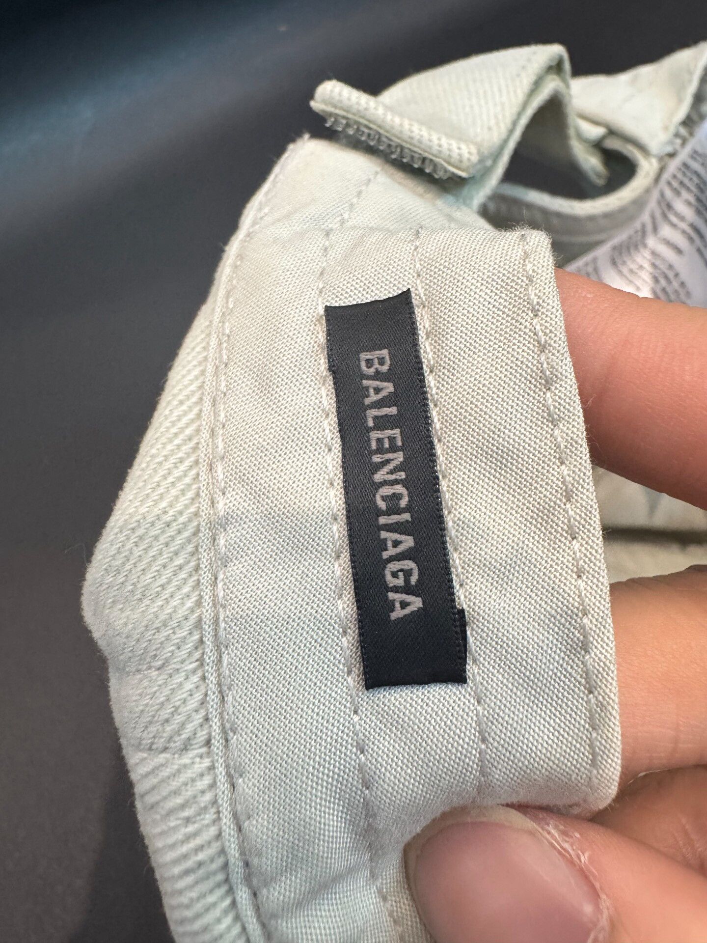 Balenciaga Balenciaga Wave Logo Baseball Cap Size L Size ONE SIZE - 4 Thumbnail