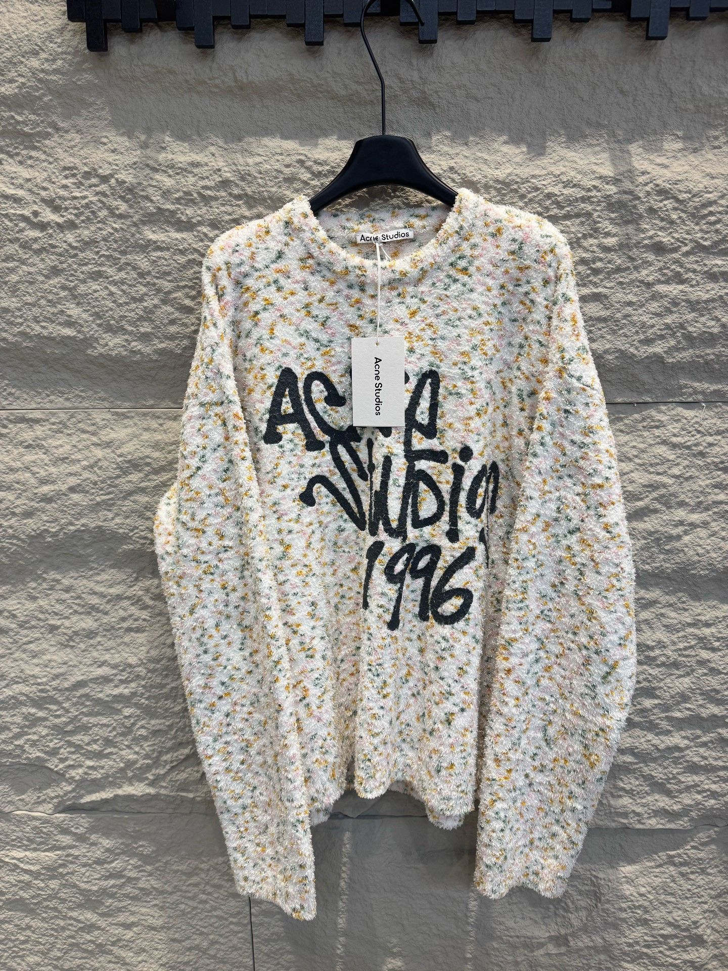 Acne Studios Acne Studios 1996 Logo Speckled Sweater Size M Size US M / EU 48-50 / 2 - 2 Thumbnail