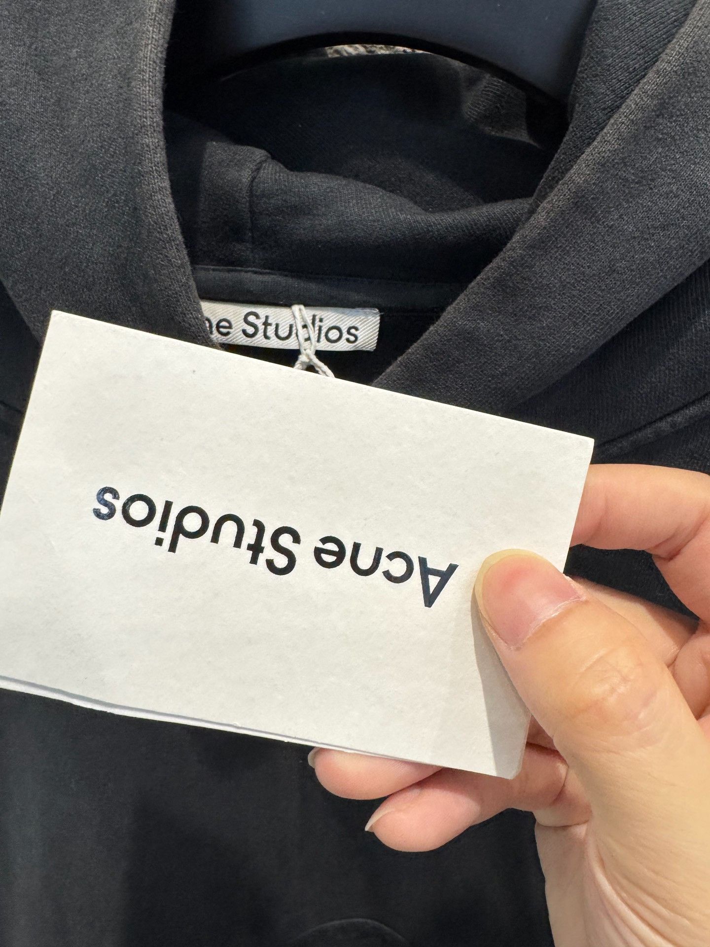 Acne Studios Acne Studios Logo Hoodie Size S Size US S / EU 44-46 / 1 - 3 Thumbnail