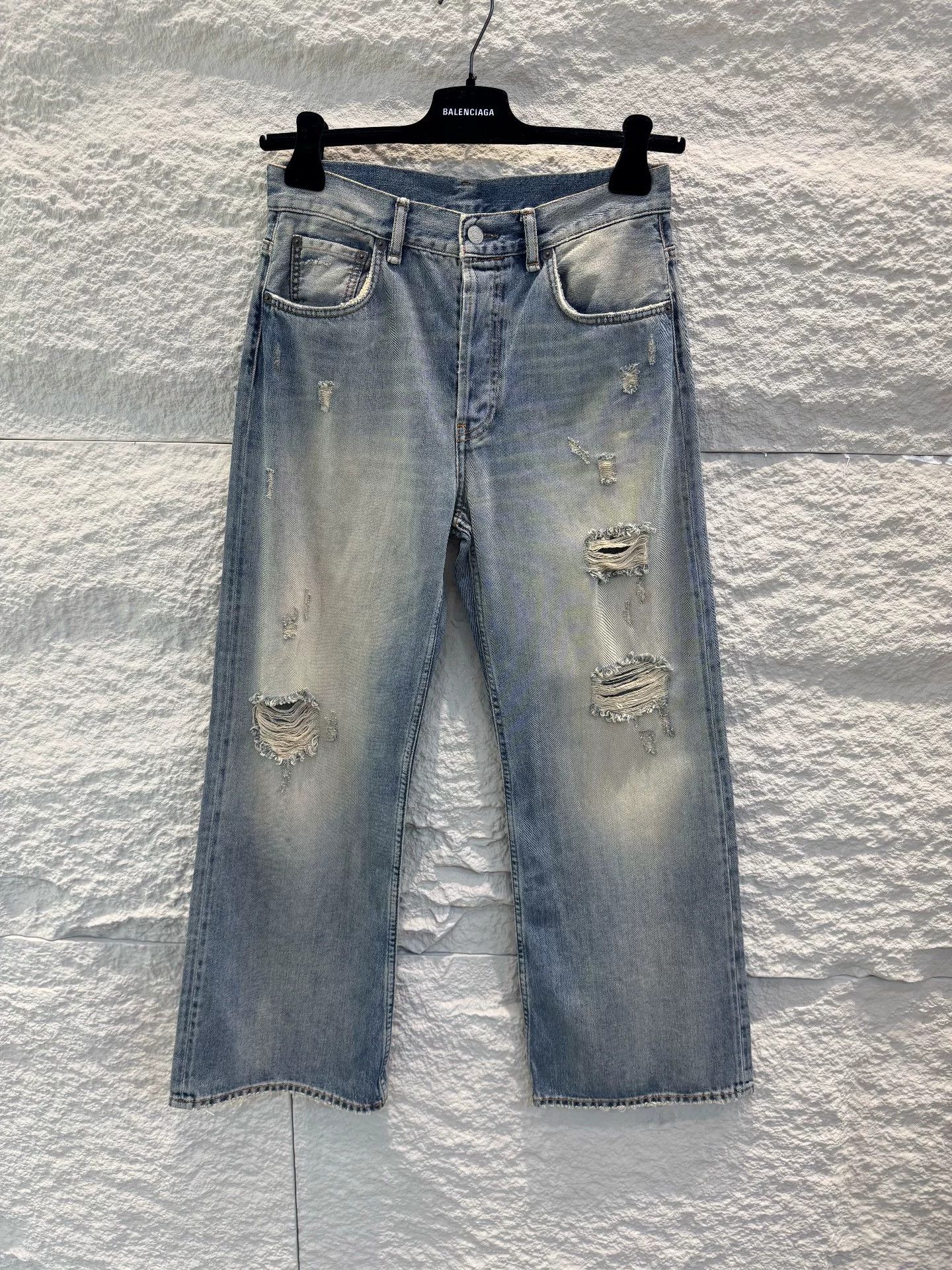 Acne Studios Acne Studios 2021F Distressed Denim Jeans Size 27 Size US 27 - 2 Thumbnail