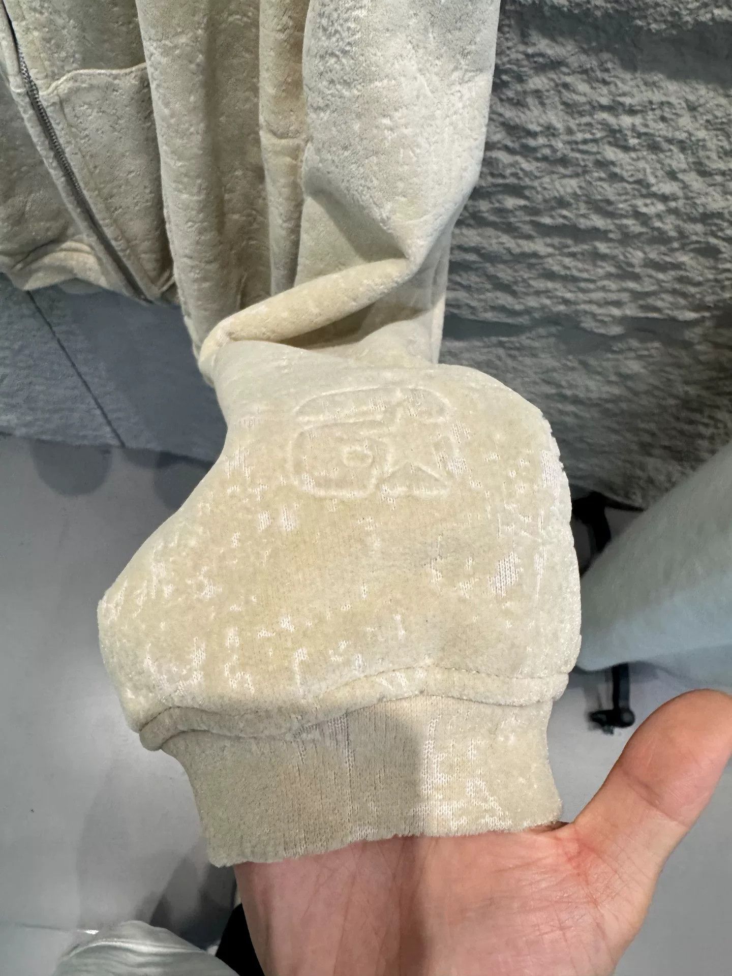 Alexander Wang Alexander Wang Flocked Zip Hoodie Size M Size US M / EU 48-50 / 2 - 6 Thumbnail