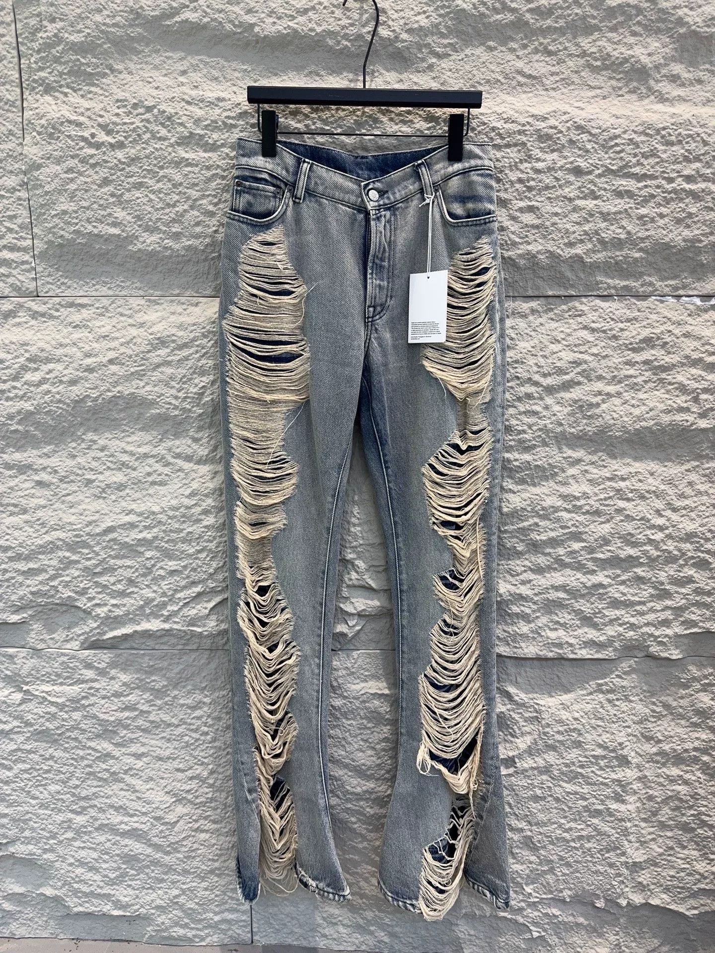 Acne Studios Acne Studios 2024F Distressed Jeans Size 38 Size 26" / US 2 / IT 38 - 2 Thumbnail