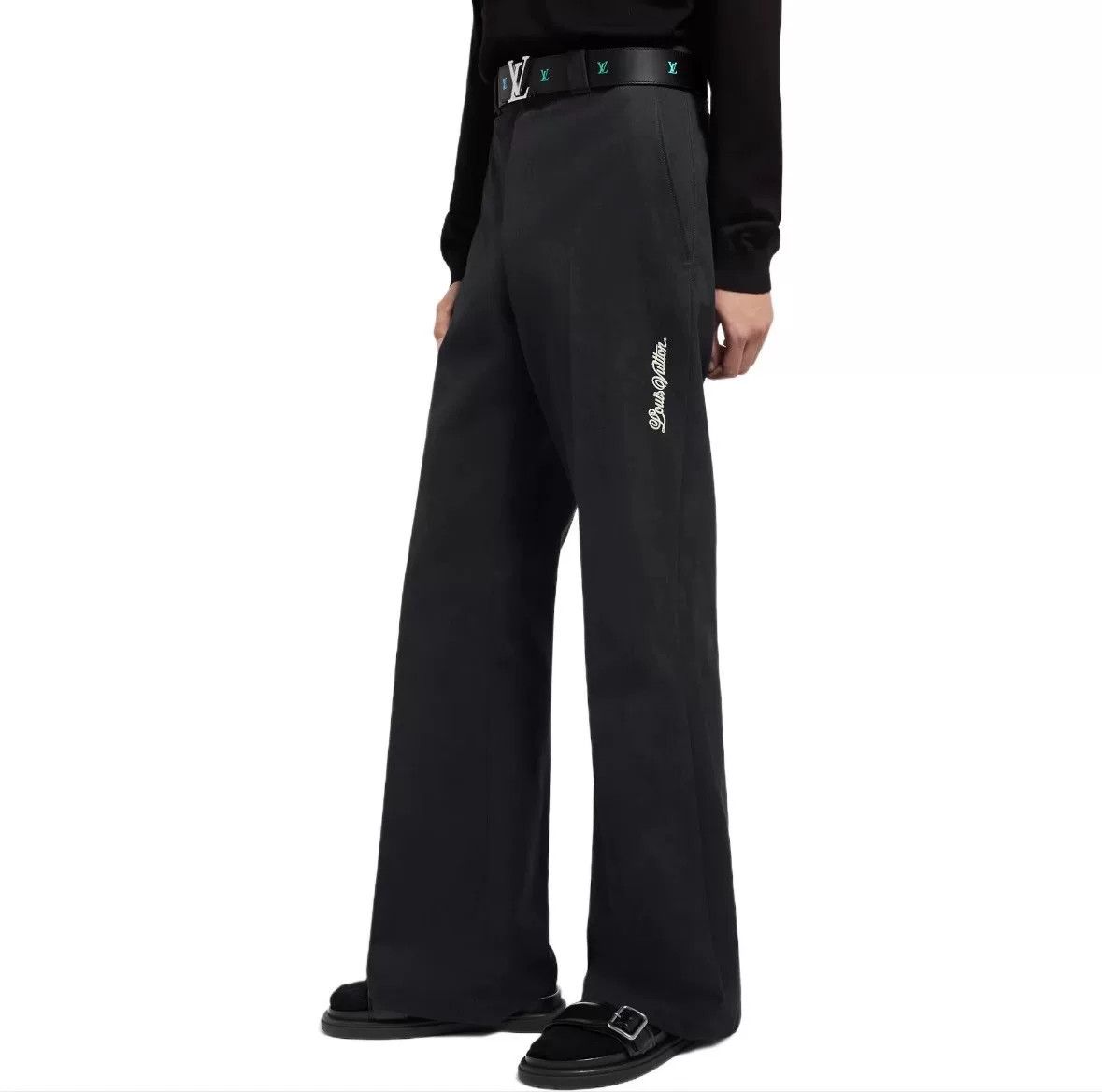 Louis Vuitton Louis Vuitton Script Logo Flared Pants US 30 Size US 30 / EU 46 - 9 Thumbnail