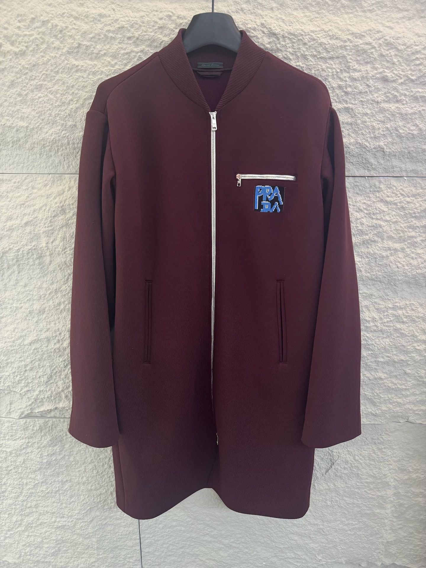 Prada Prada Logo Patch Zip Bomber Jacket Size 46 Size US S / EU 44-46 / 1 - 2 Thumbnail