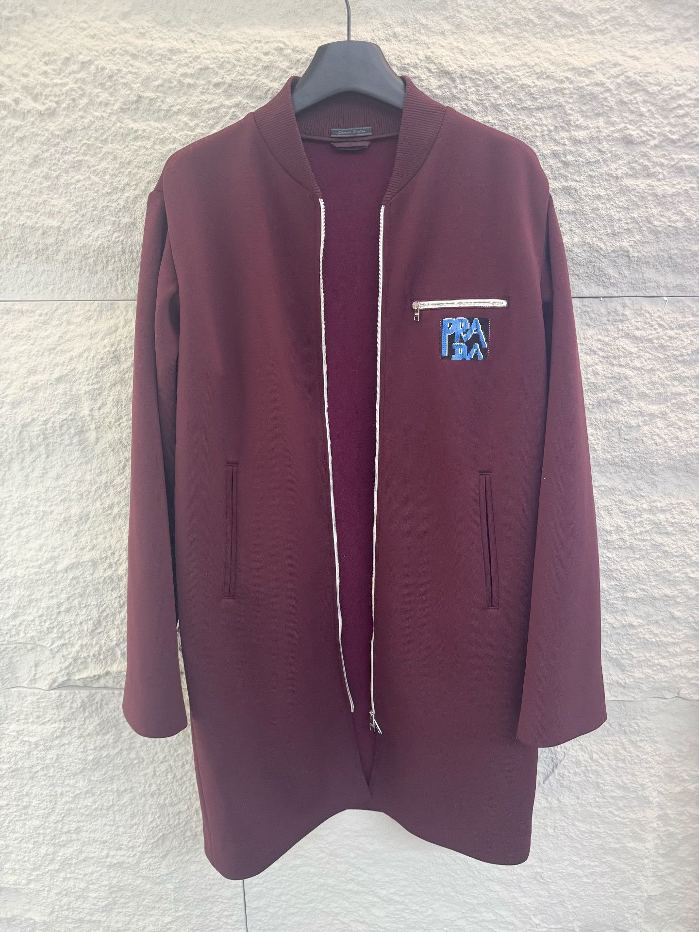 Prada Prada Logo Patch Zip Bomber Jacket Size 46 Size US S / EU 44-46 / 1 - 3 Thumbnail