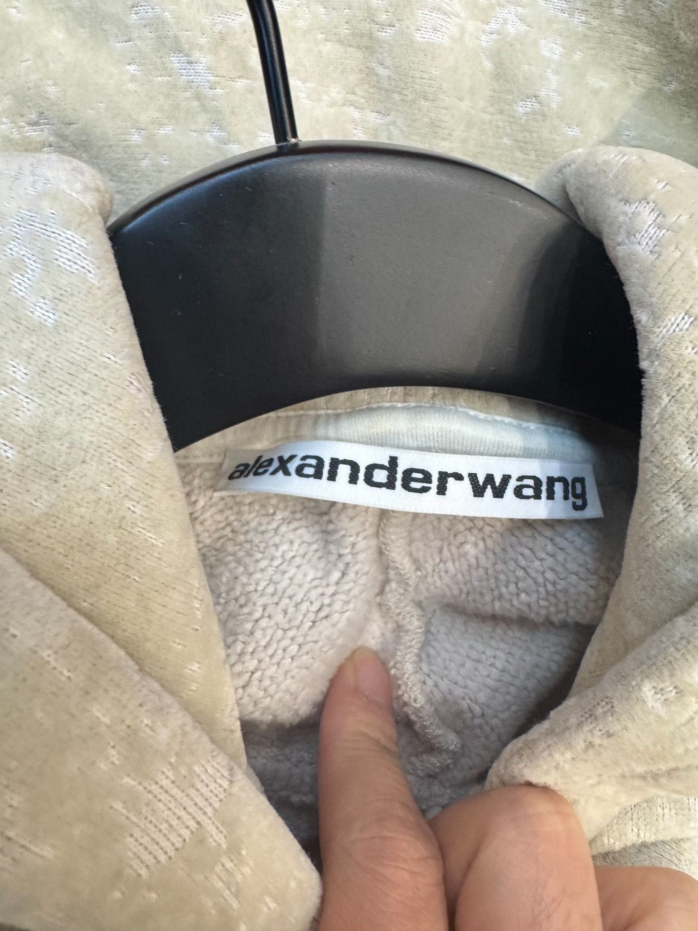 Alexander Wang Alexander Wang Flocked Zip Hoodie Size M Size US M / EU 48-50 / 2 - 4 Thumbnail