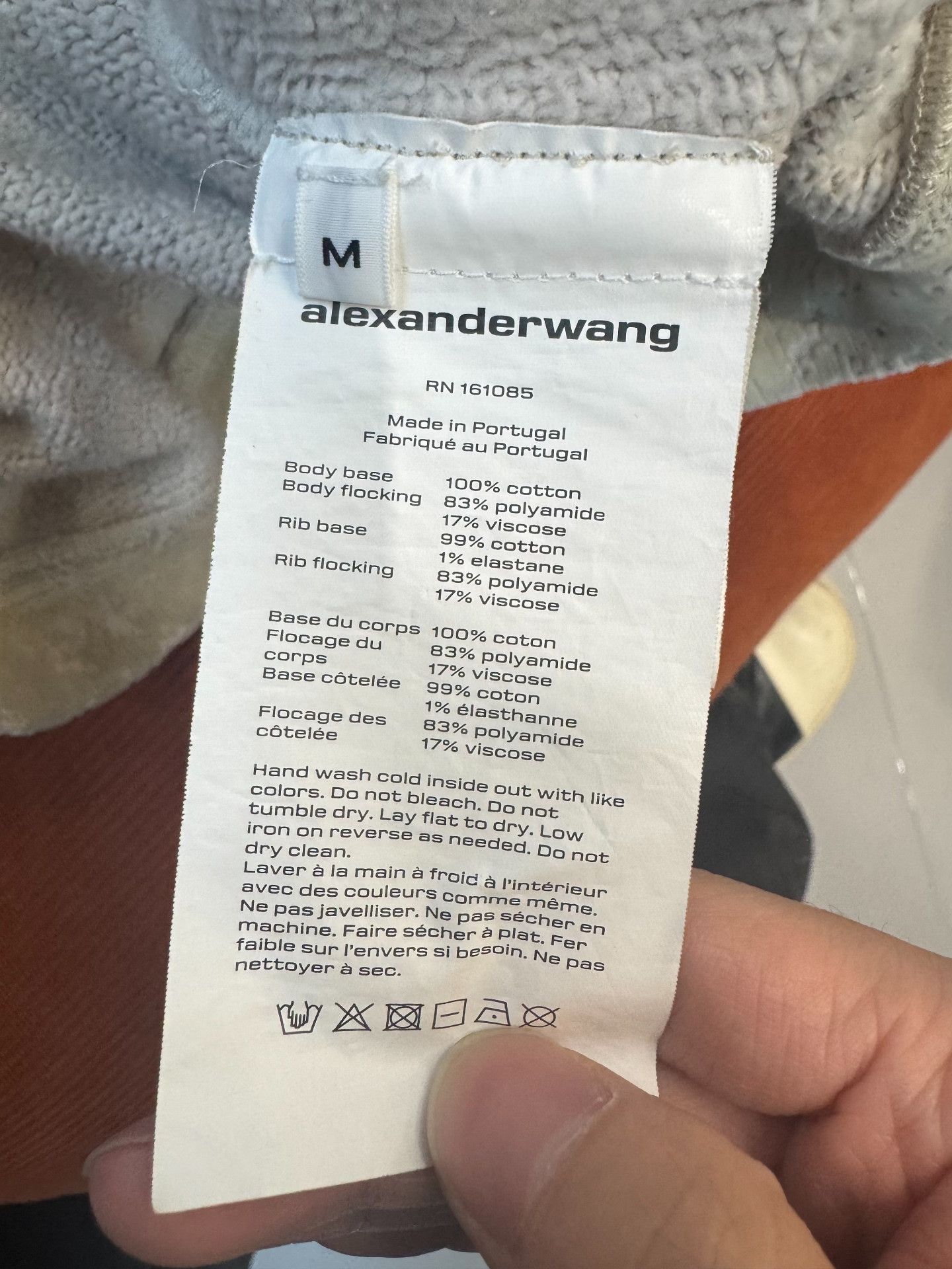 Alexander Wang Alexander Wang Flocked Zip Hoodie Size M Size US M / EU 48-50 / 2 - 5 Thumbnail