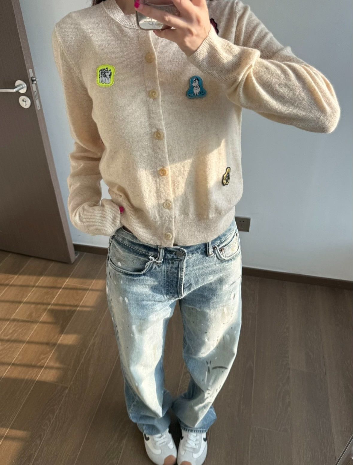 Acne Studios Acne Studios x Moomin Patched Cardigan Size M Size US M / EU 48-50 / 2 - 10 Thumbnail